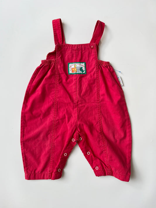 Vintage Healthtex Bronto & Friends Dungarees 18-24 months