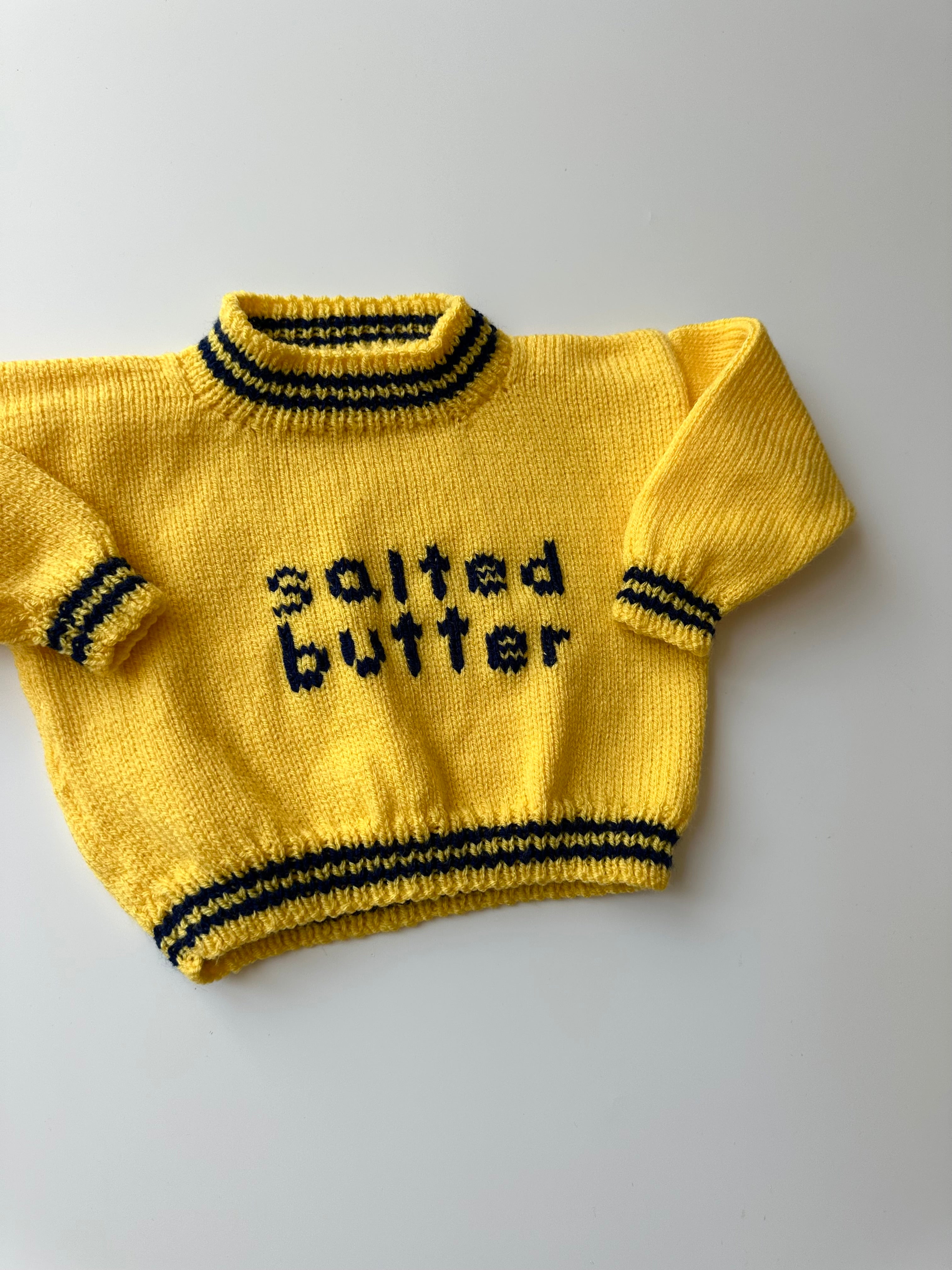 Hand Knitted Jumper 9-18 Months