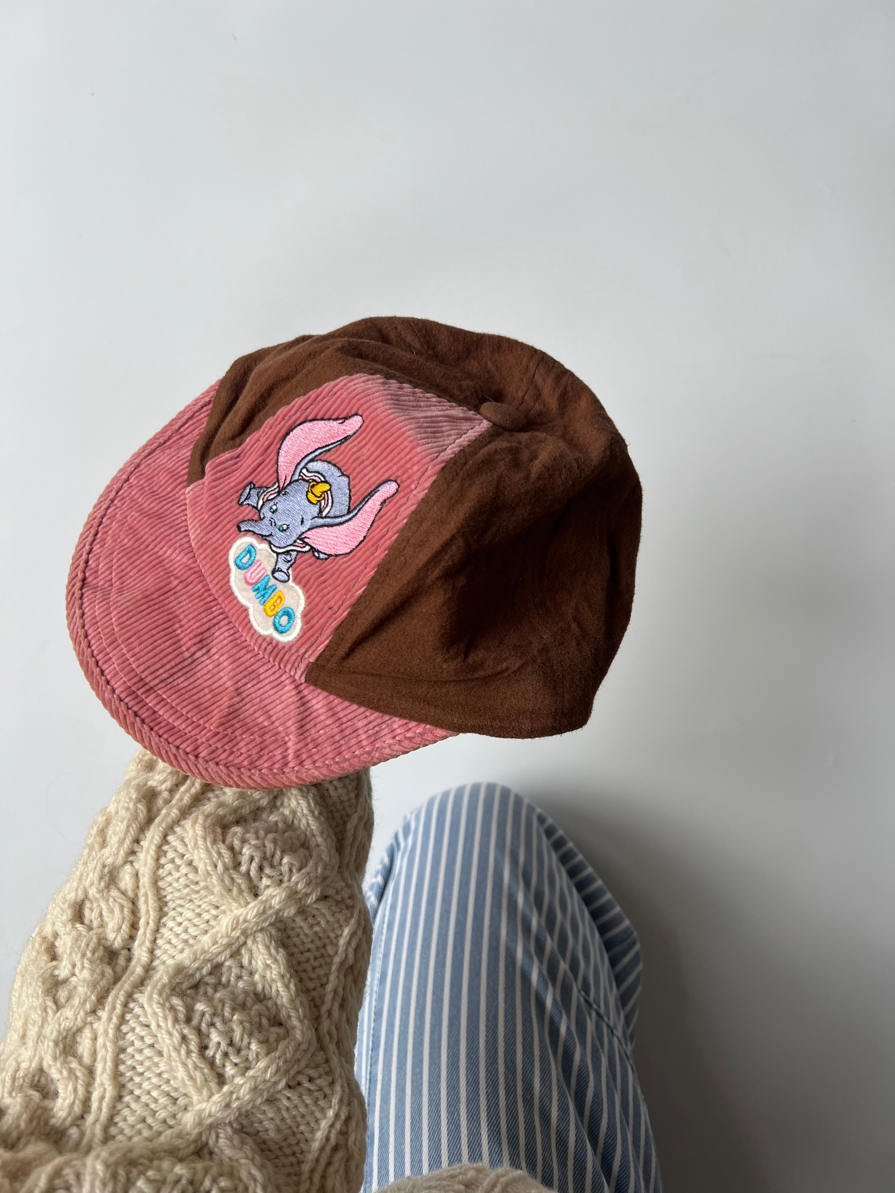 Dumbo Cap Pink and Brown 3-6 years