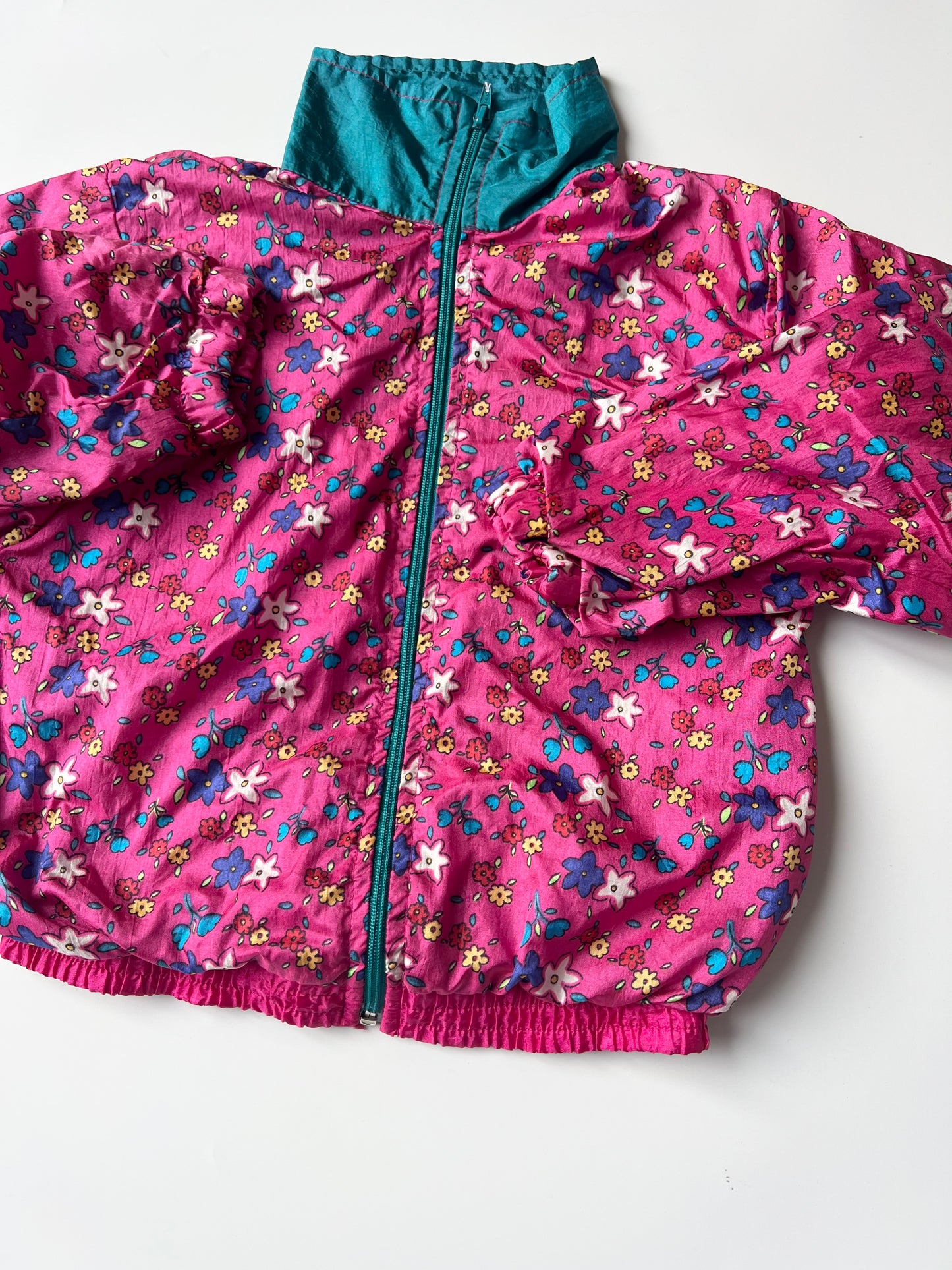 Vintage Children’s Floral Windbreaker Jacket 6-7 years