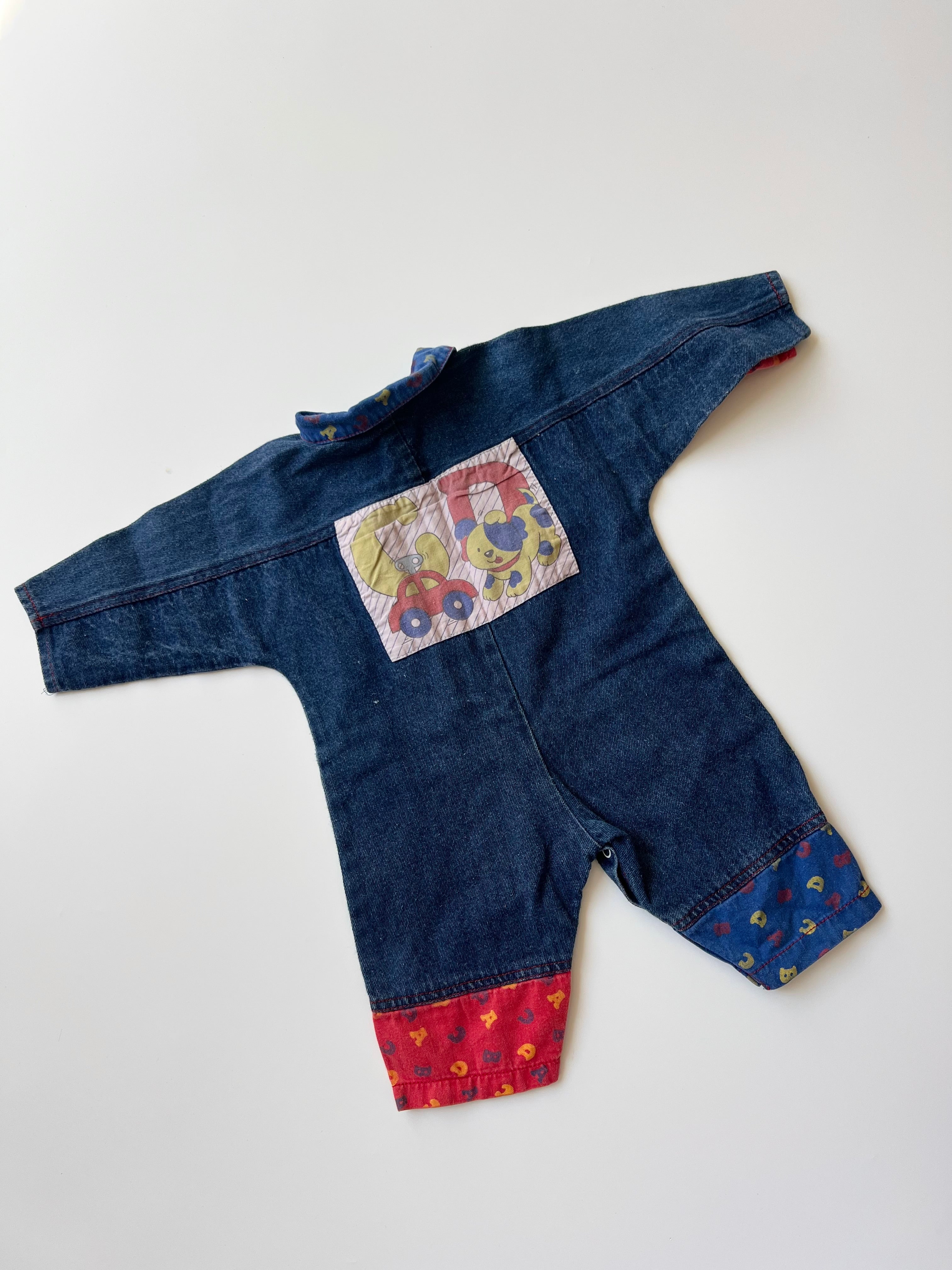 Vintage Hopscotch Boilersuit 0-6 Months