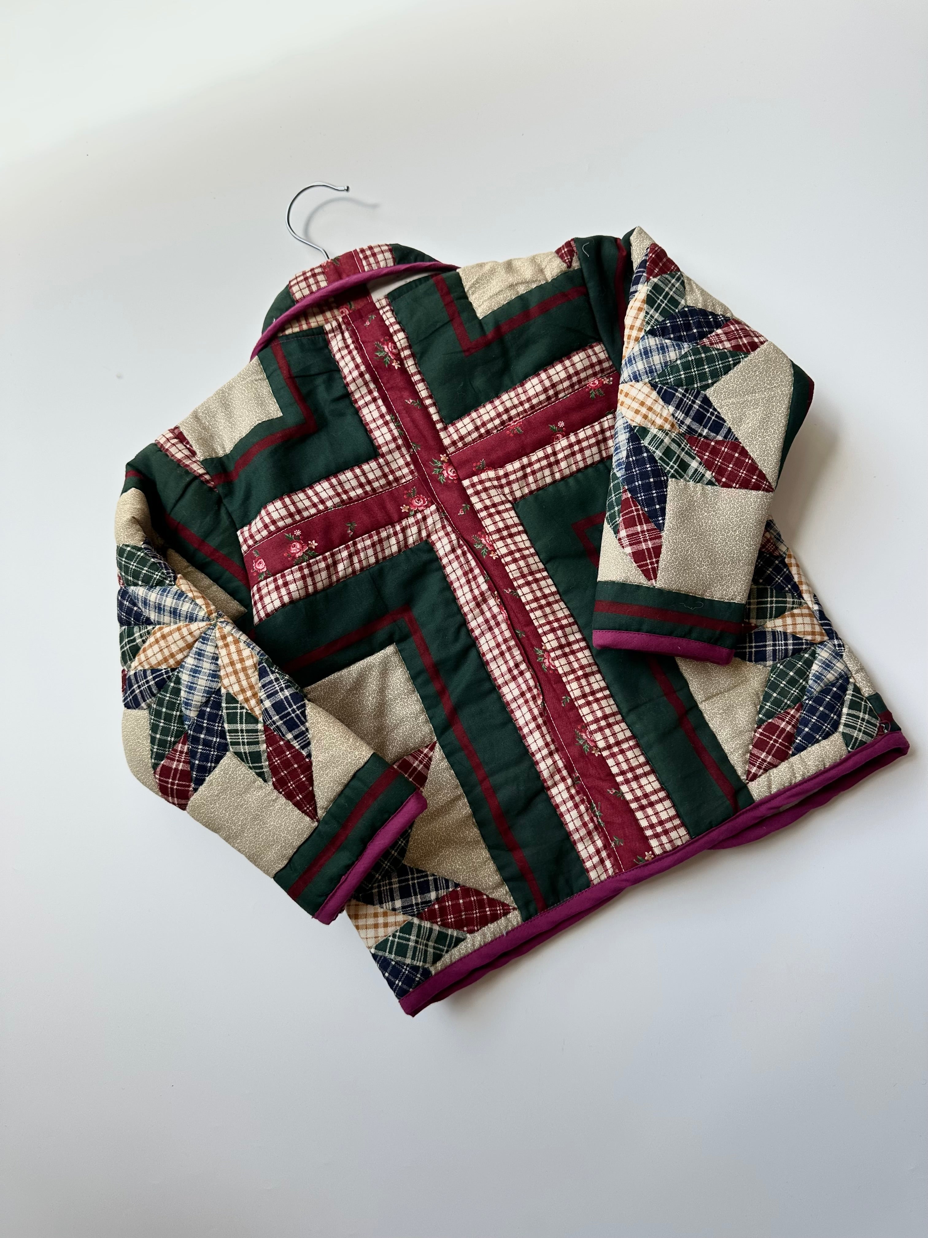 Upcycled Vintage Quilt Jacket 2 Years