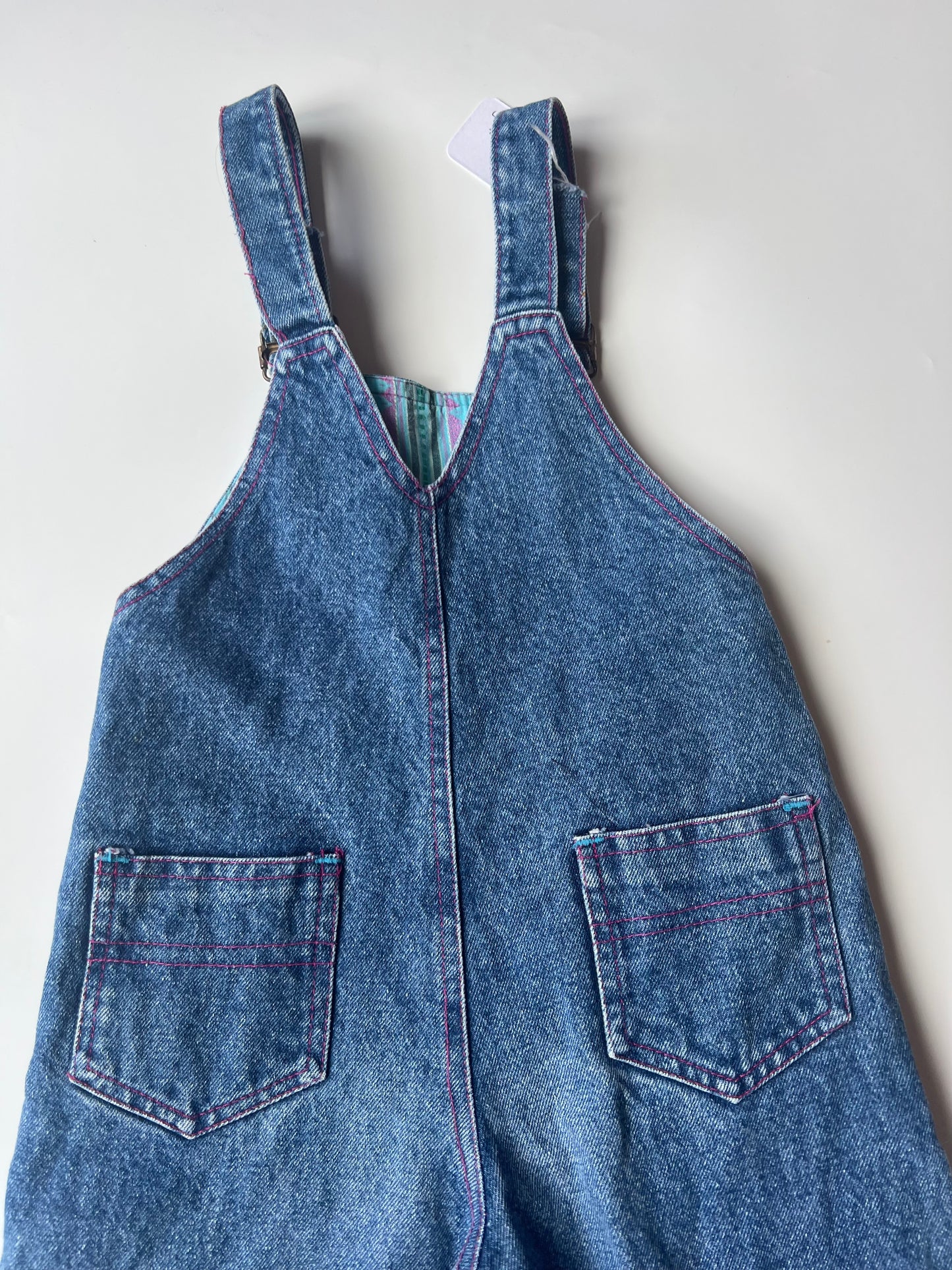 Vintage 90s Denim Kids Dungarees 4 Years