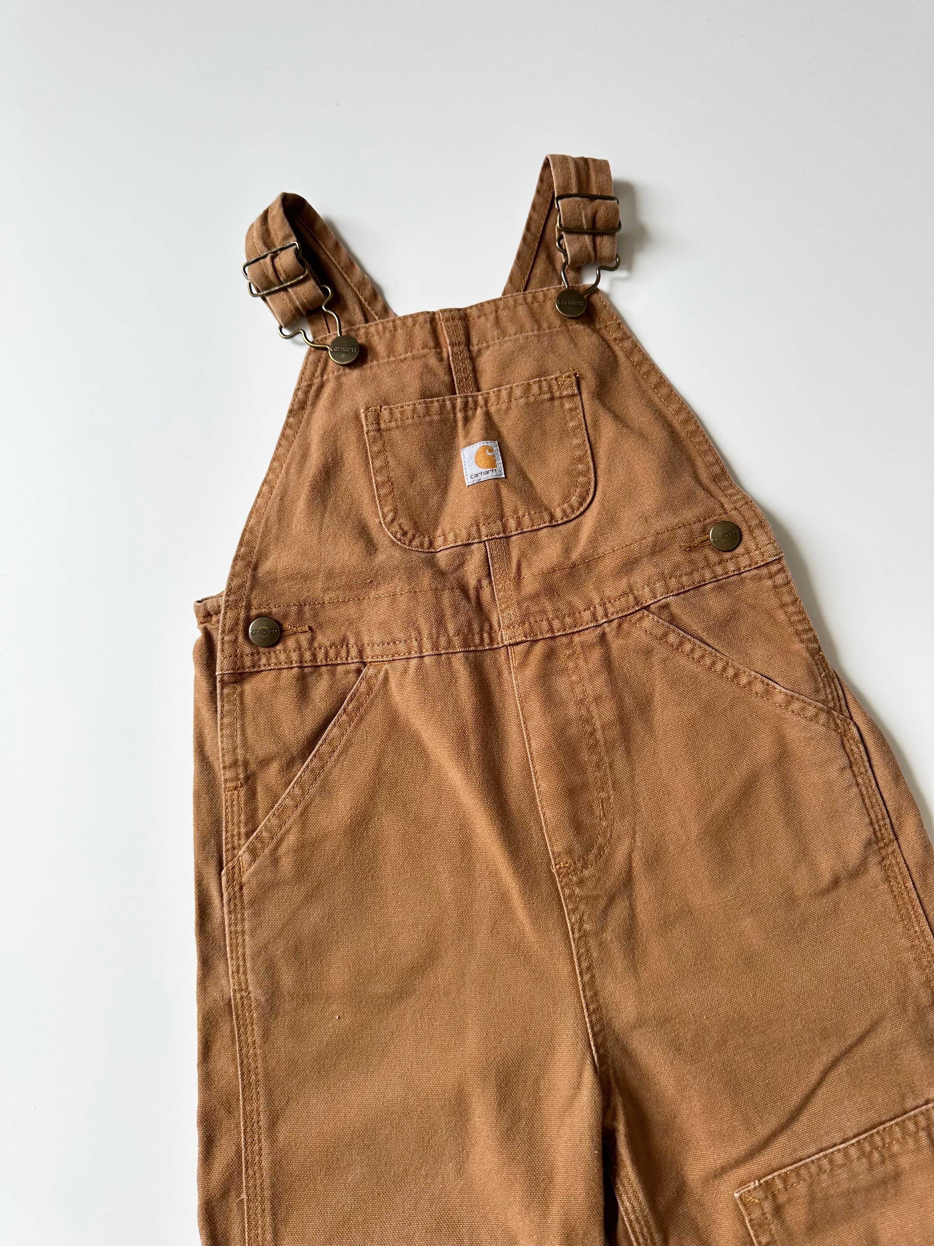 Carhartt Brown Workwear-Style Dungarees 4 Years