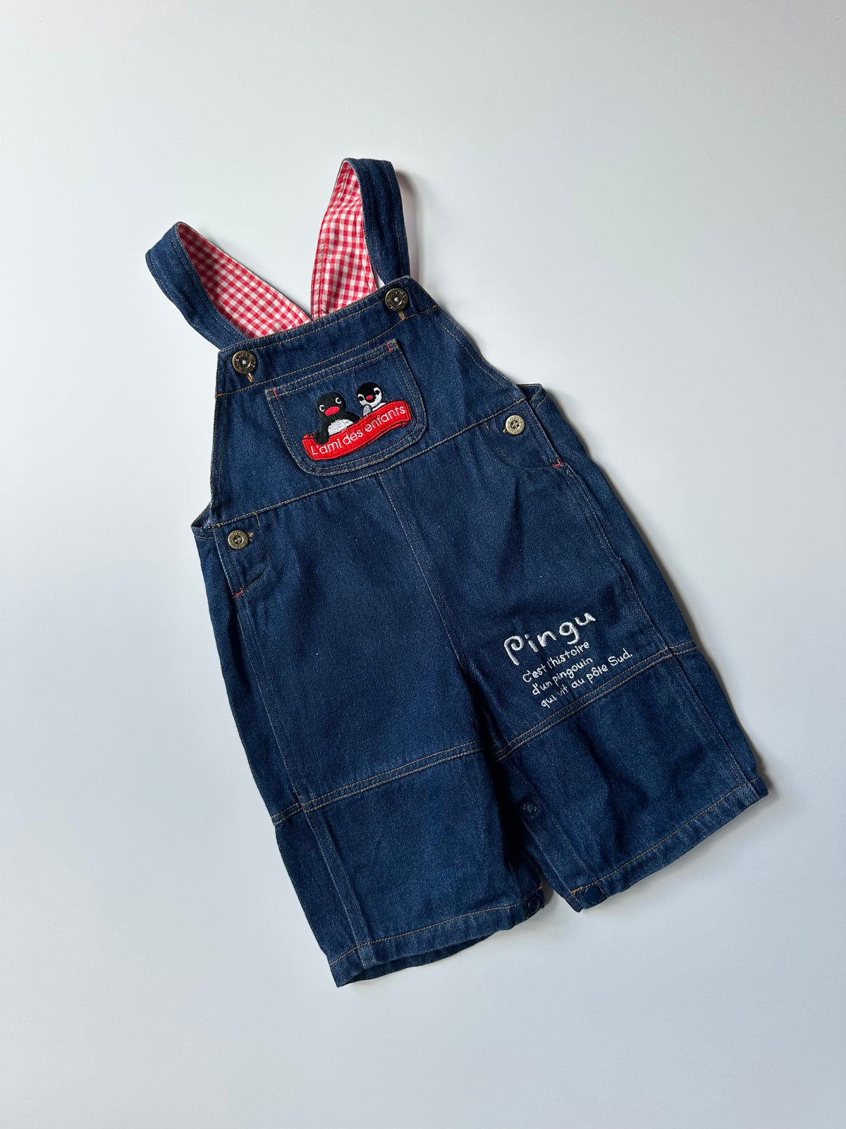 Pingu Denim Shorteralls 2-3 Years