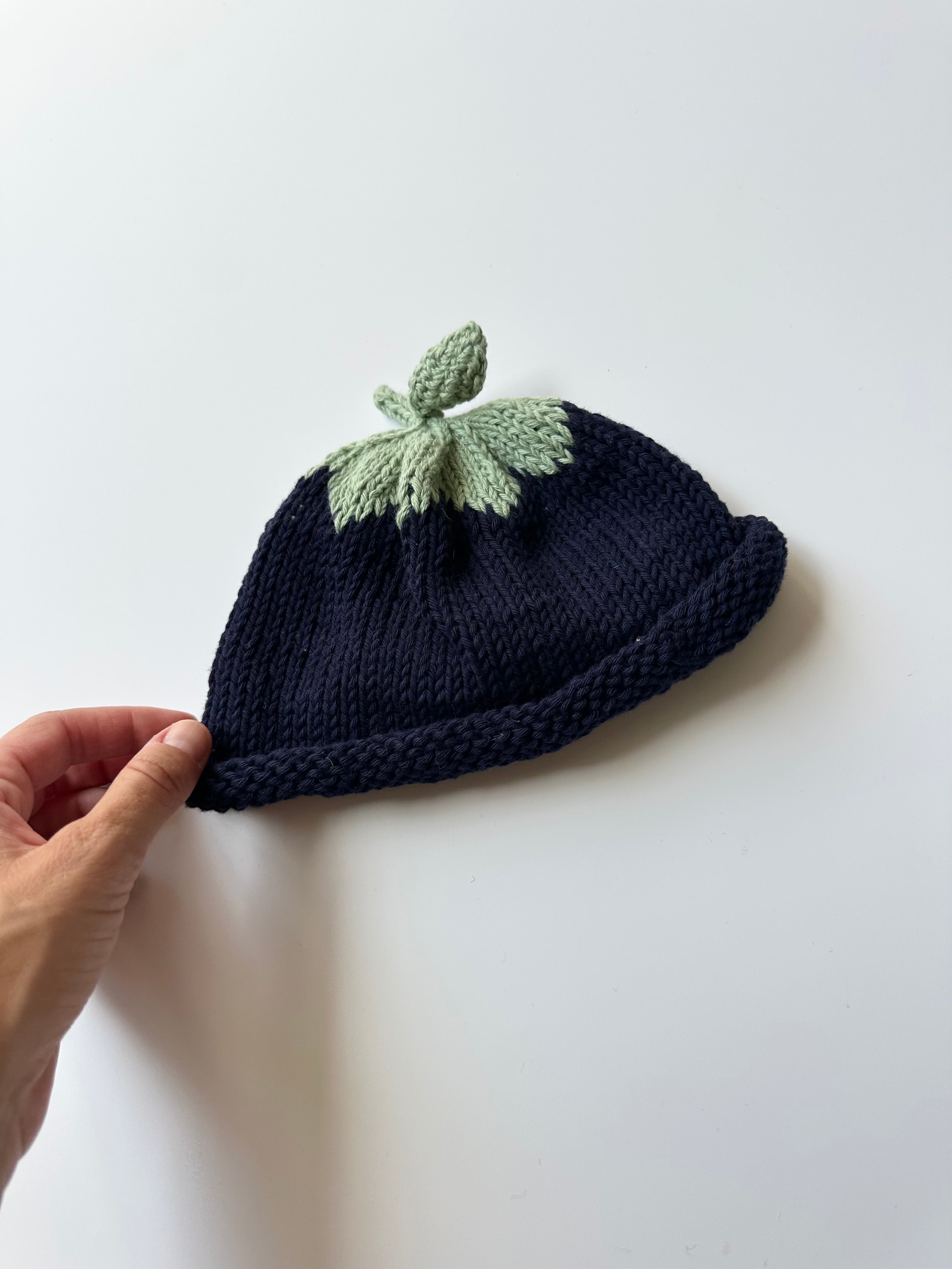 Hand Knitted Fruit Hat 0-6 Months