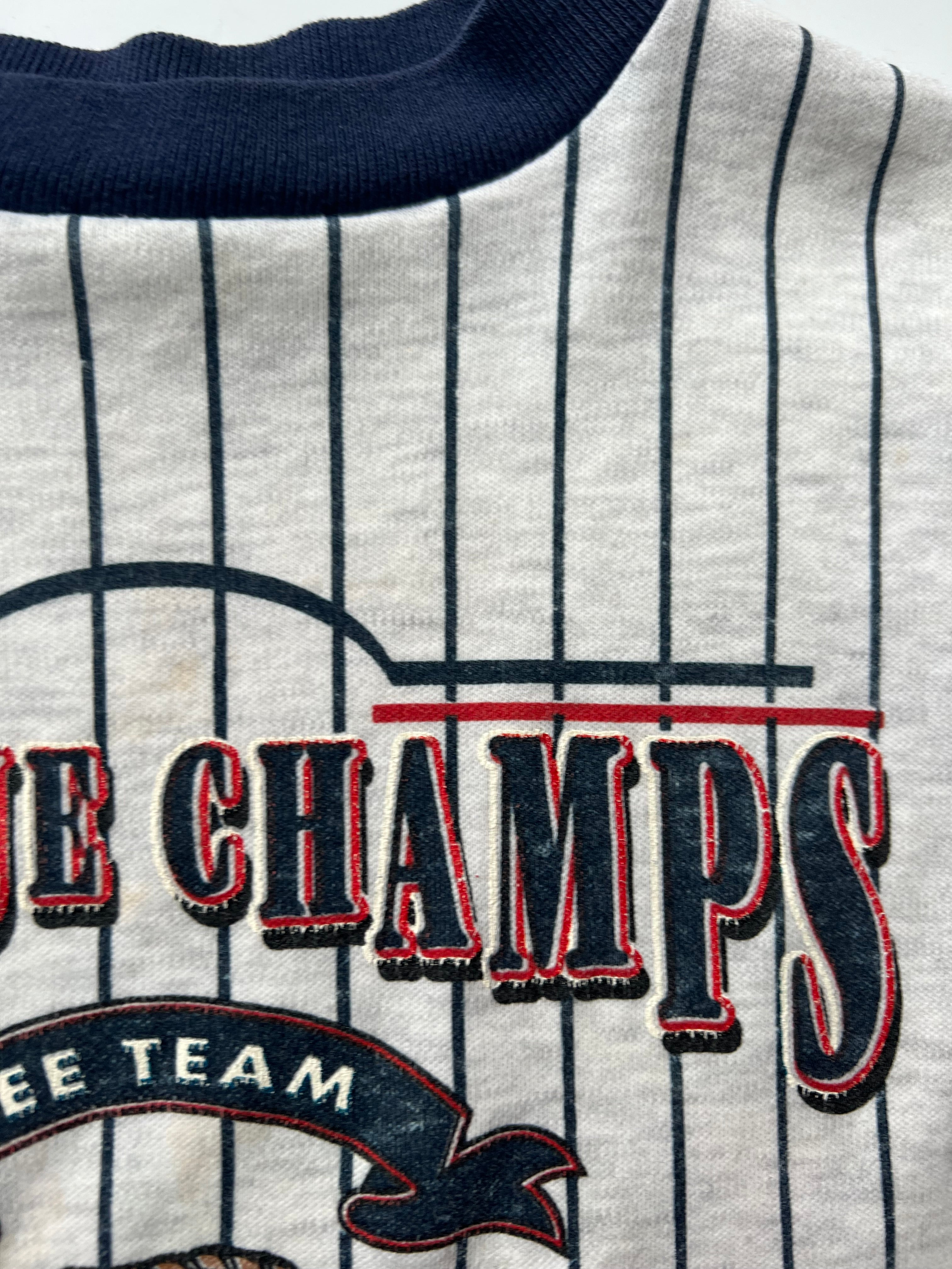Vintage League Champs Baseball Tshirt 4 years
