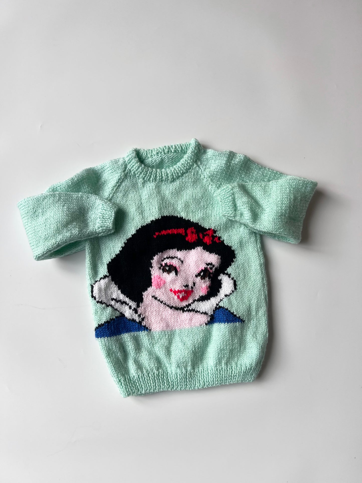 Hand Knitted Snow White Jumper 18-24 Months