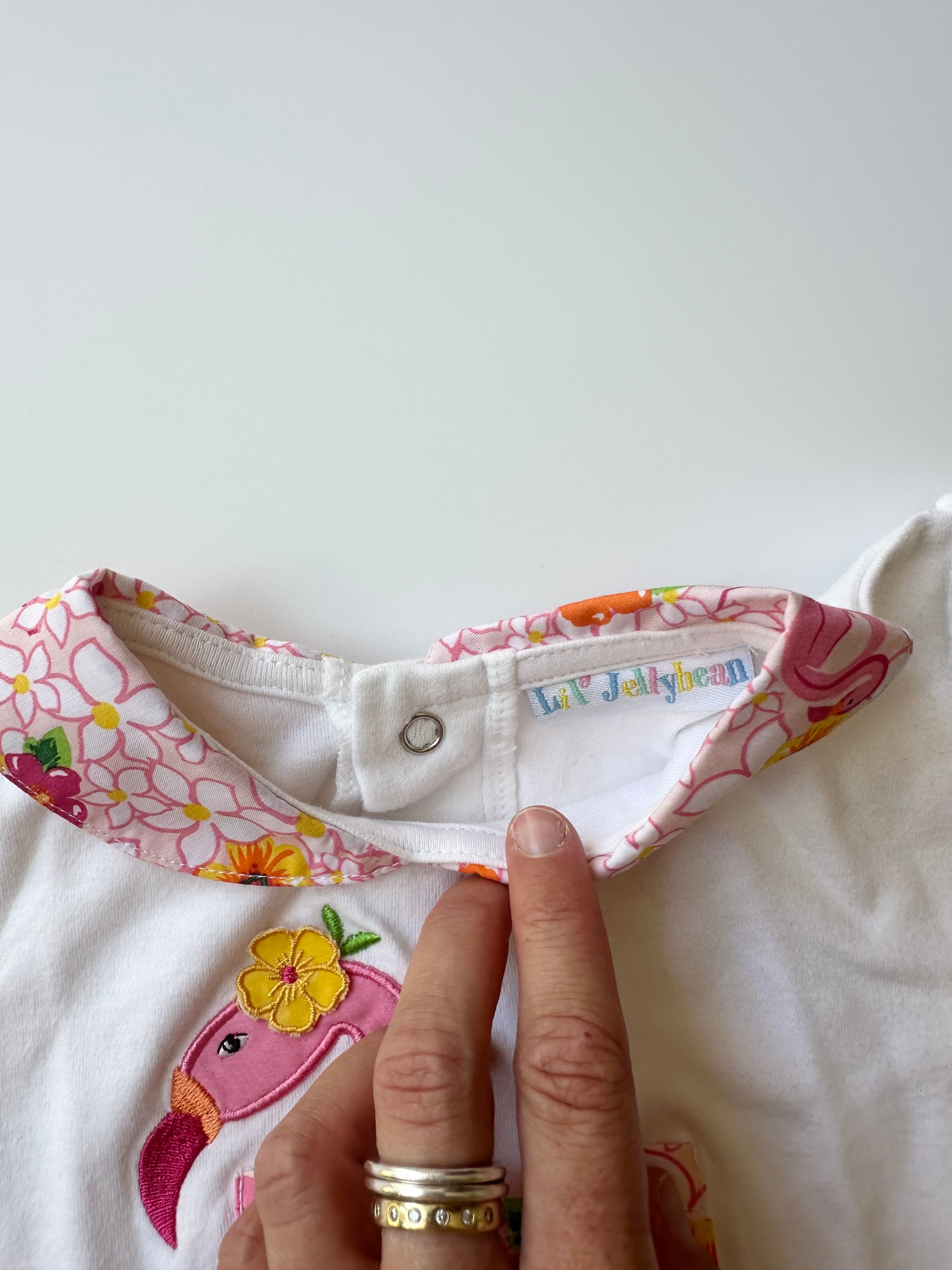 Flamingo Hawaiian Print Matching Set 💕 18-24 Months