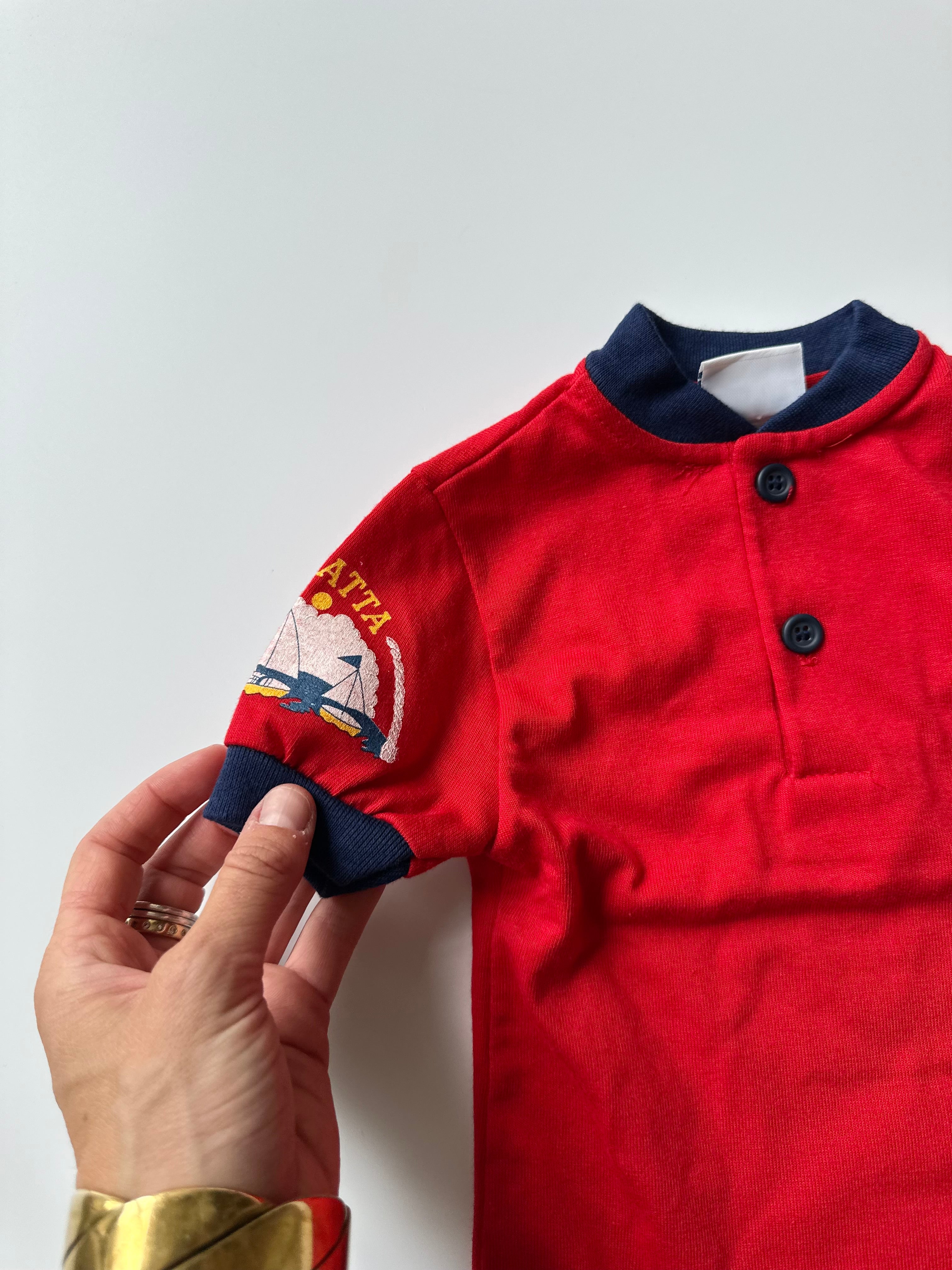Vintage OshKosh Sailing Polo 6-12 Months