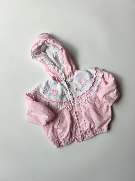 Vintage Pink Tiny Tots Jacket 9-12 Months
