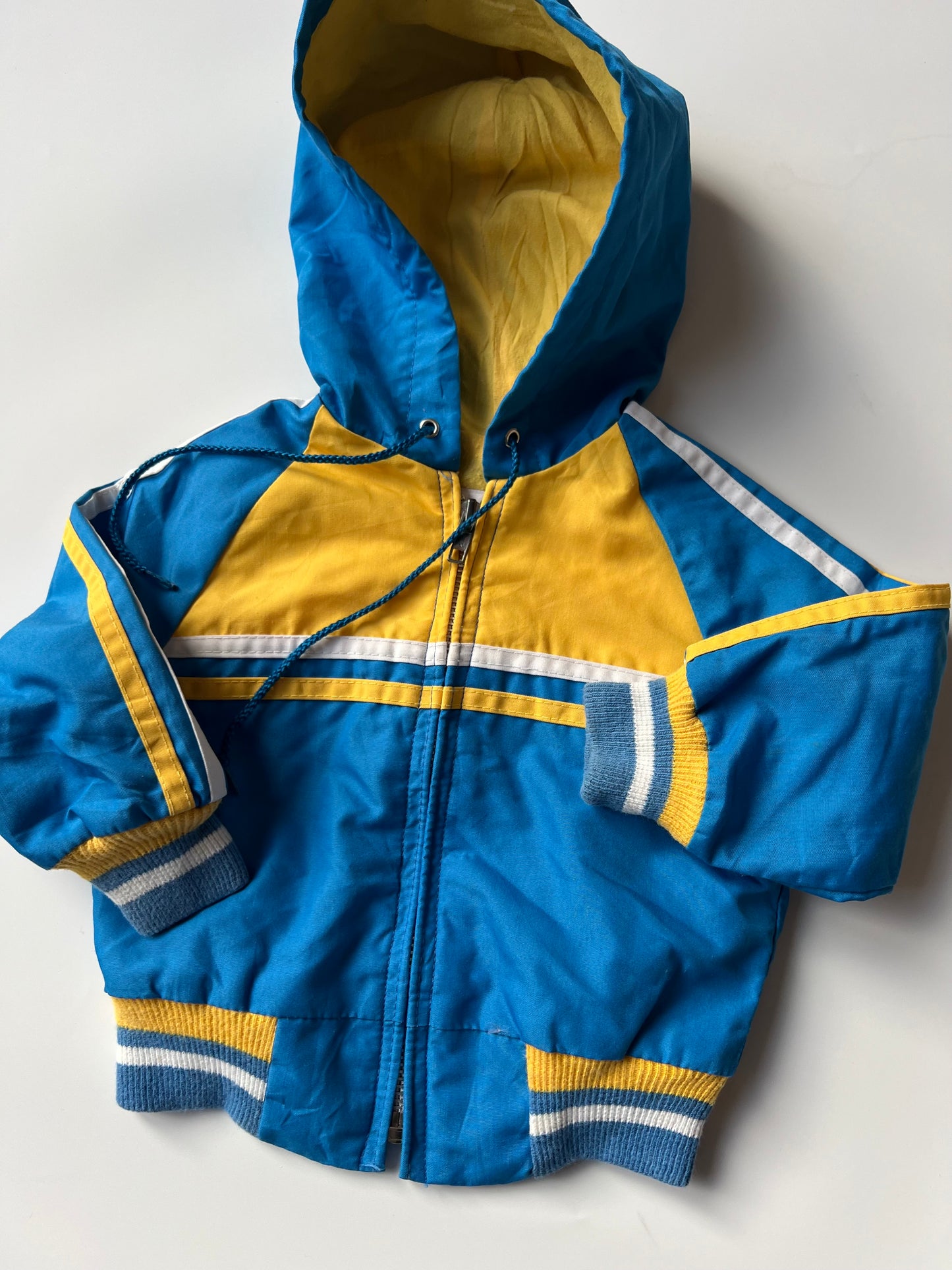 Vintage Jacket in Yellow and Blue 18 Months