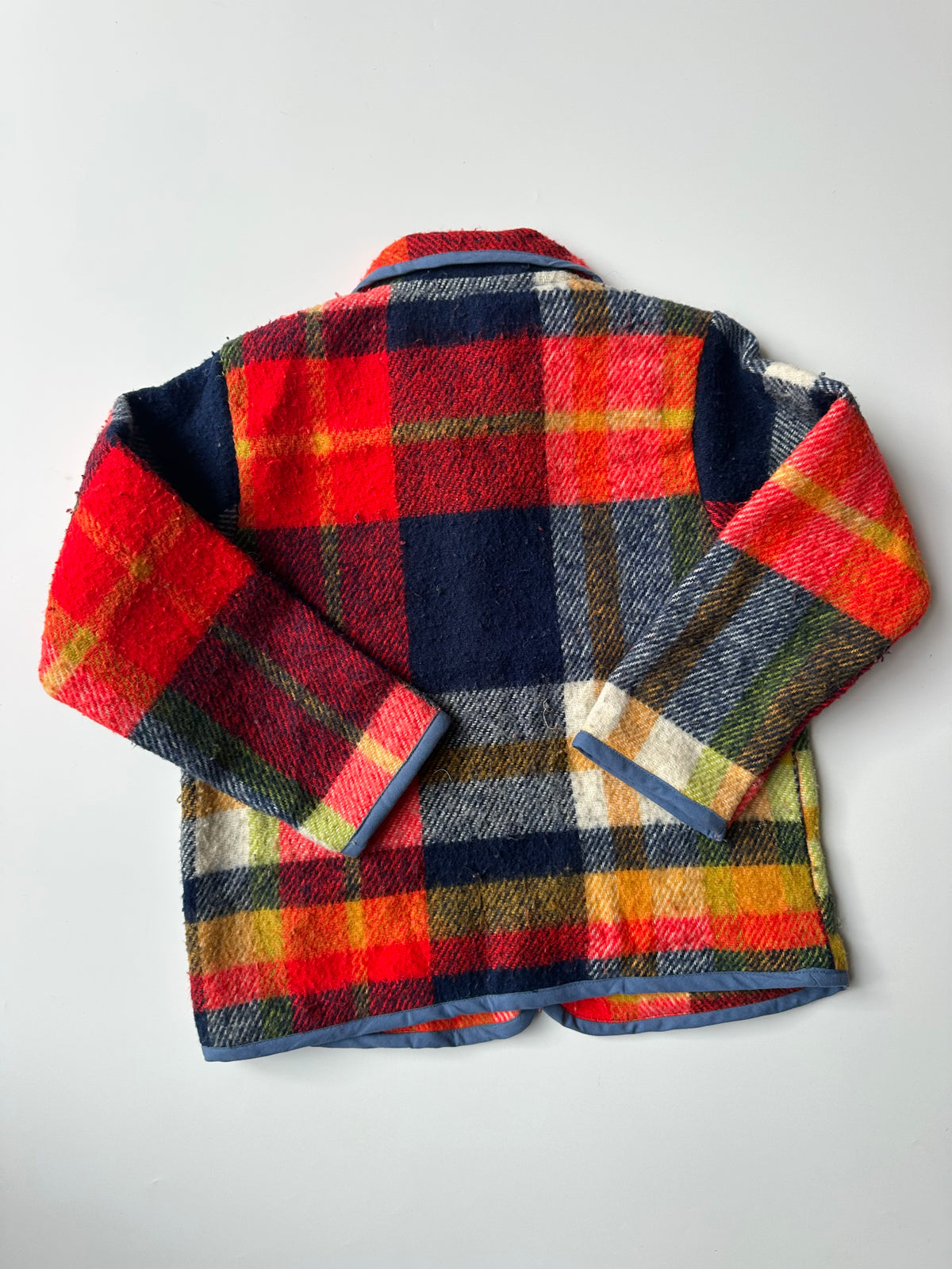 Upcycled Blanket Jacket 4-5 Years