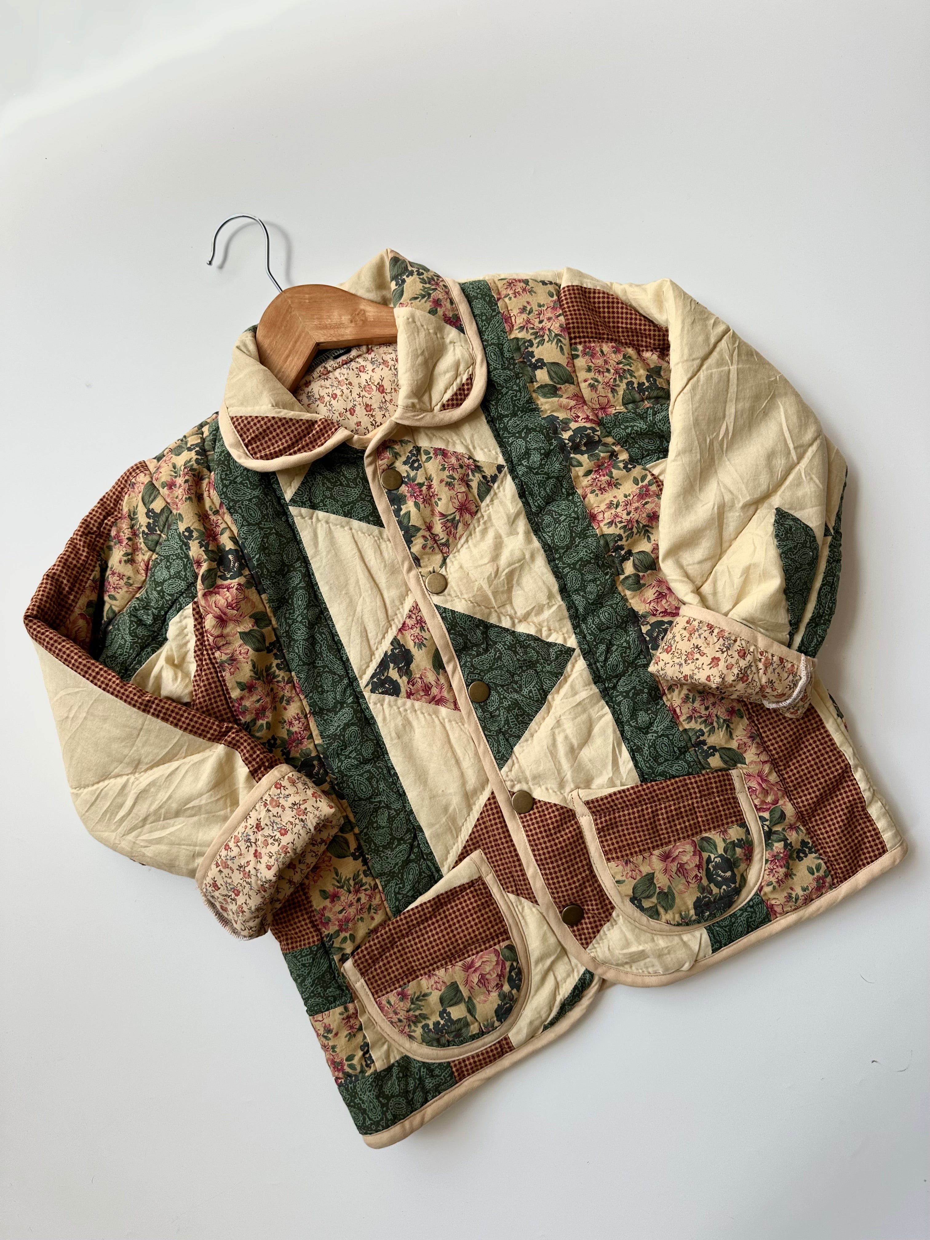 Upcycled Vintage Quilt Jacket 5 Years