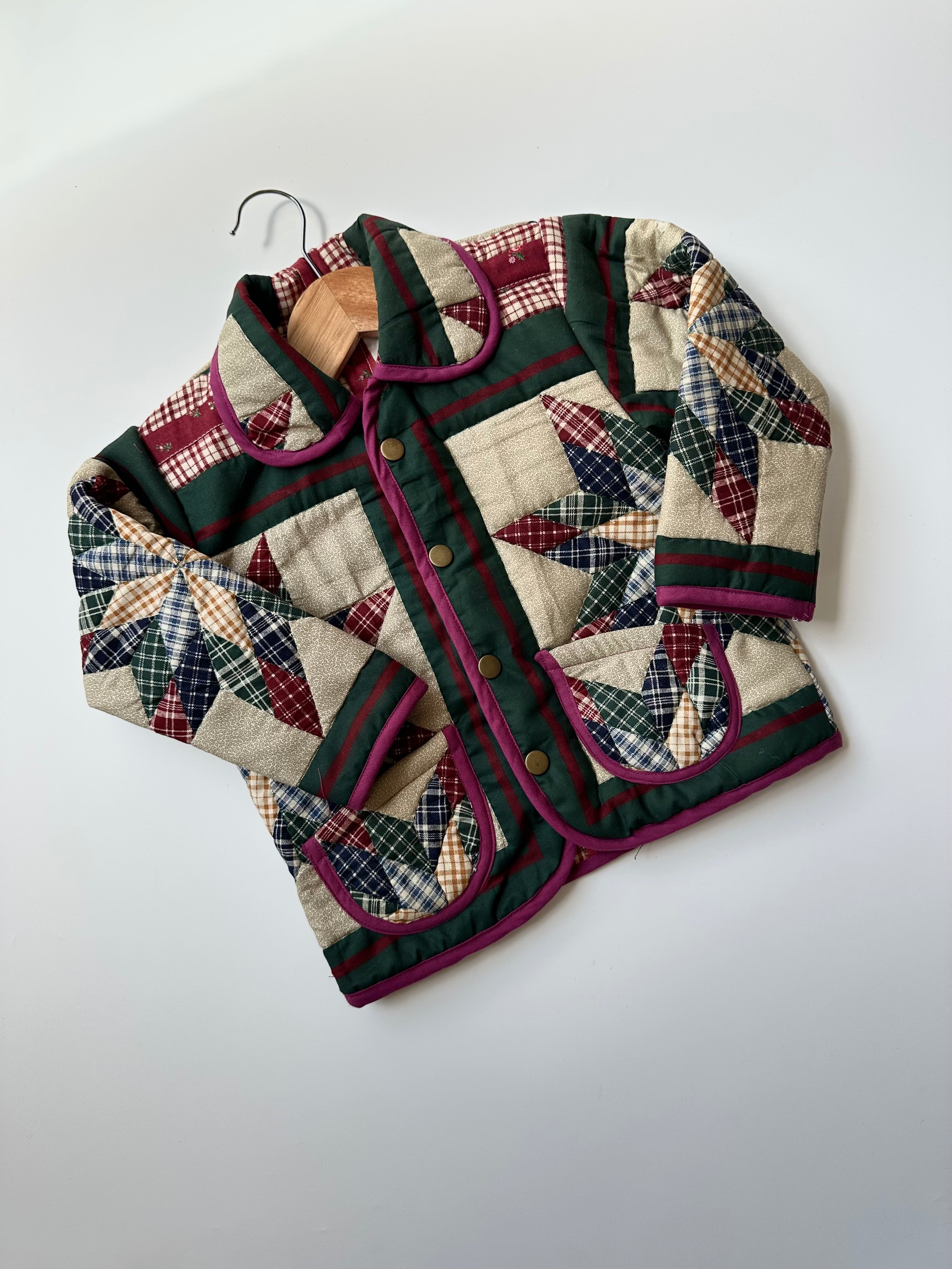 Upcycled Vintage Quilt Jacket 2 Years