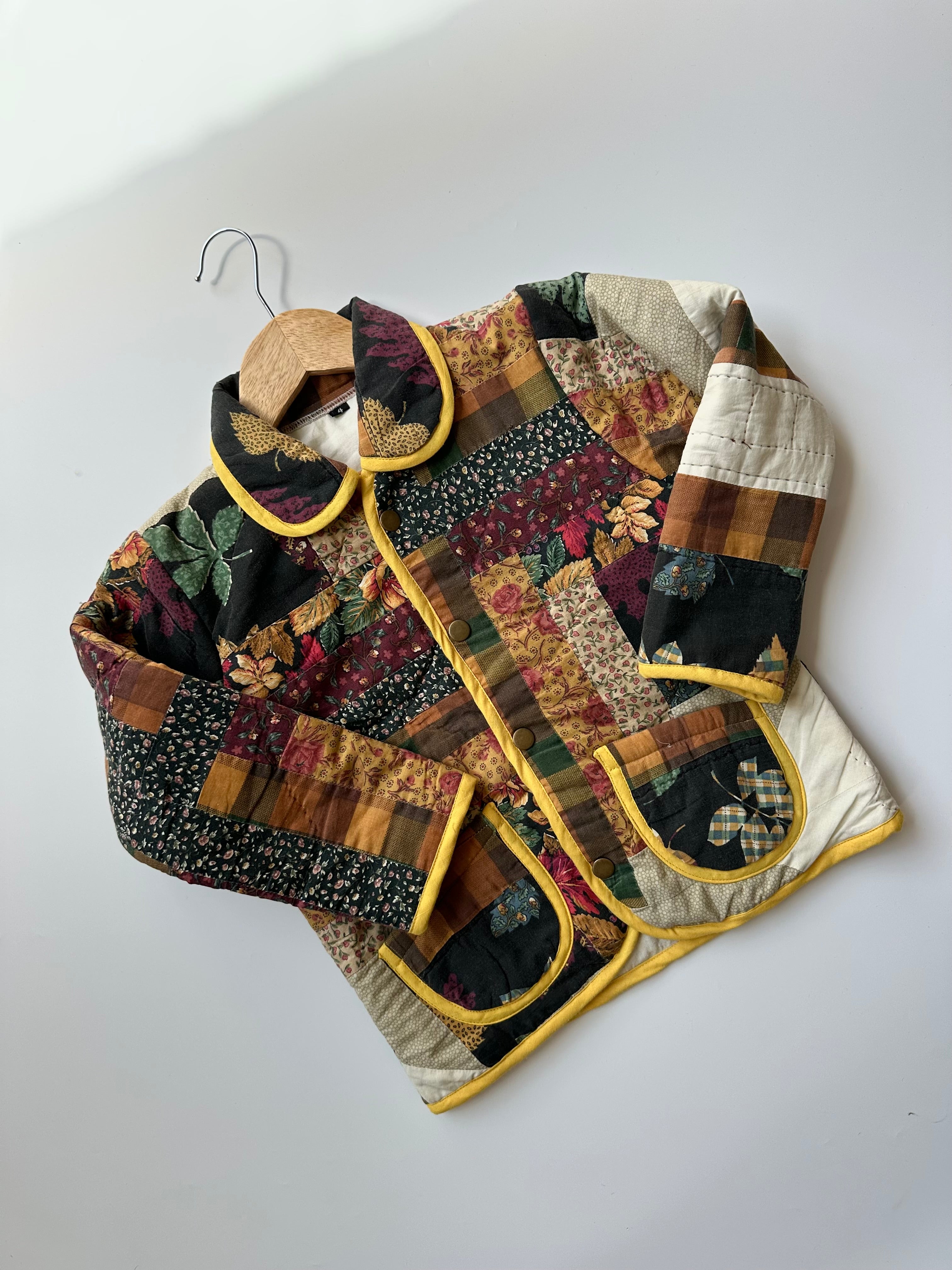 Upcycled Vintage Blanket Quilt 4 Years