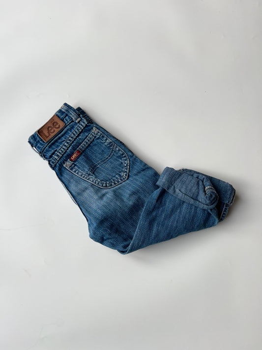 Vintage Kids Lee Denim Striped Jeans 3 Years