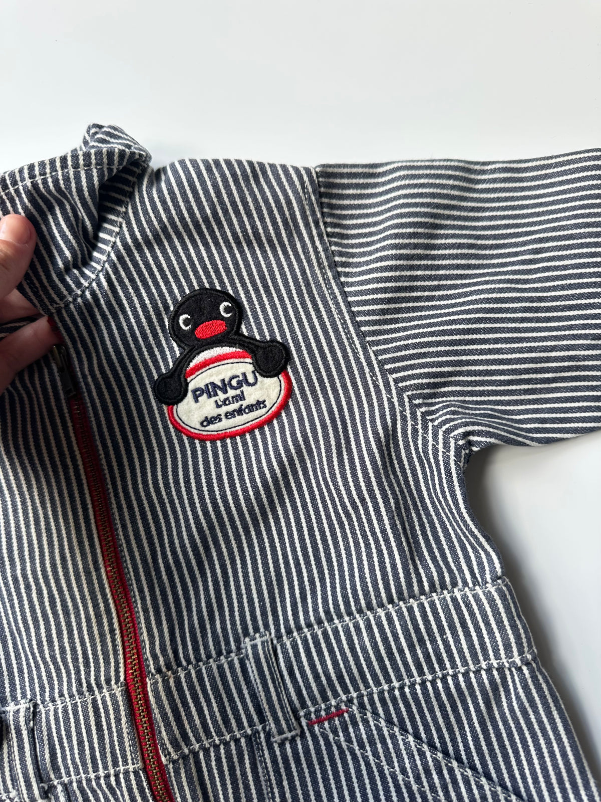 Pingu Hickory Striped Boilersuit 1-2 Years