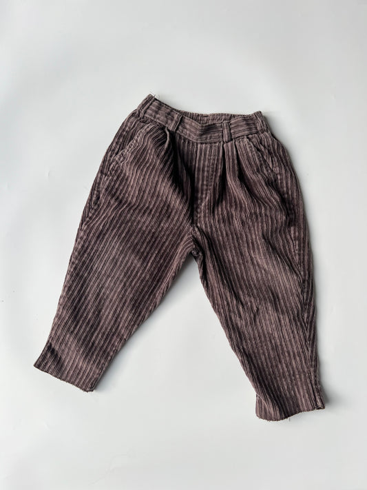 Vintage Grey Cord Playdays Trousers 12-18 Months