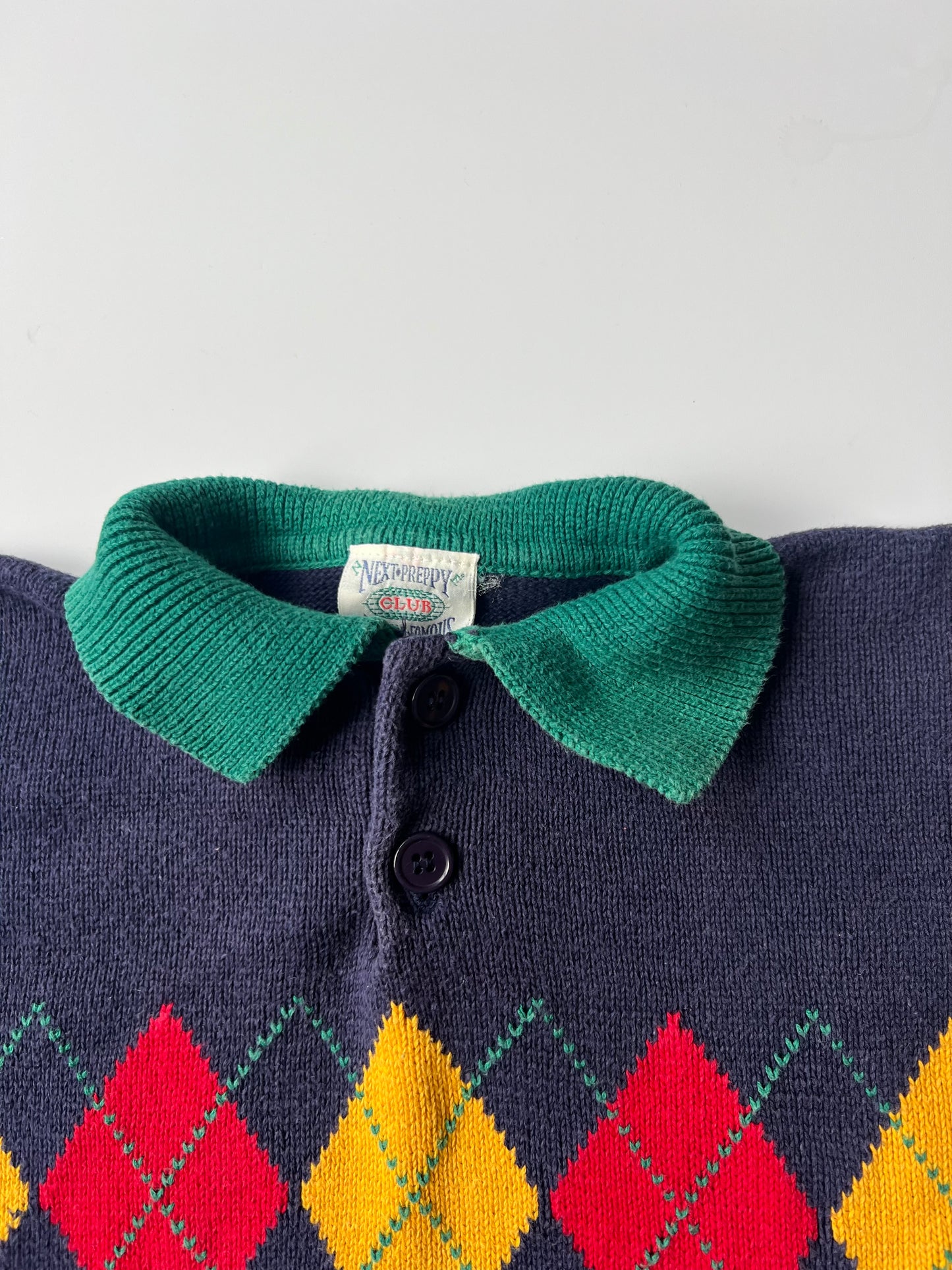 Vintage Next ColourBlock Sweatshirt 7-8 Years