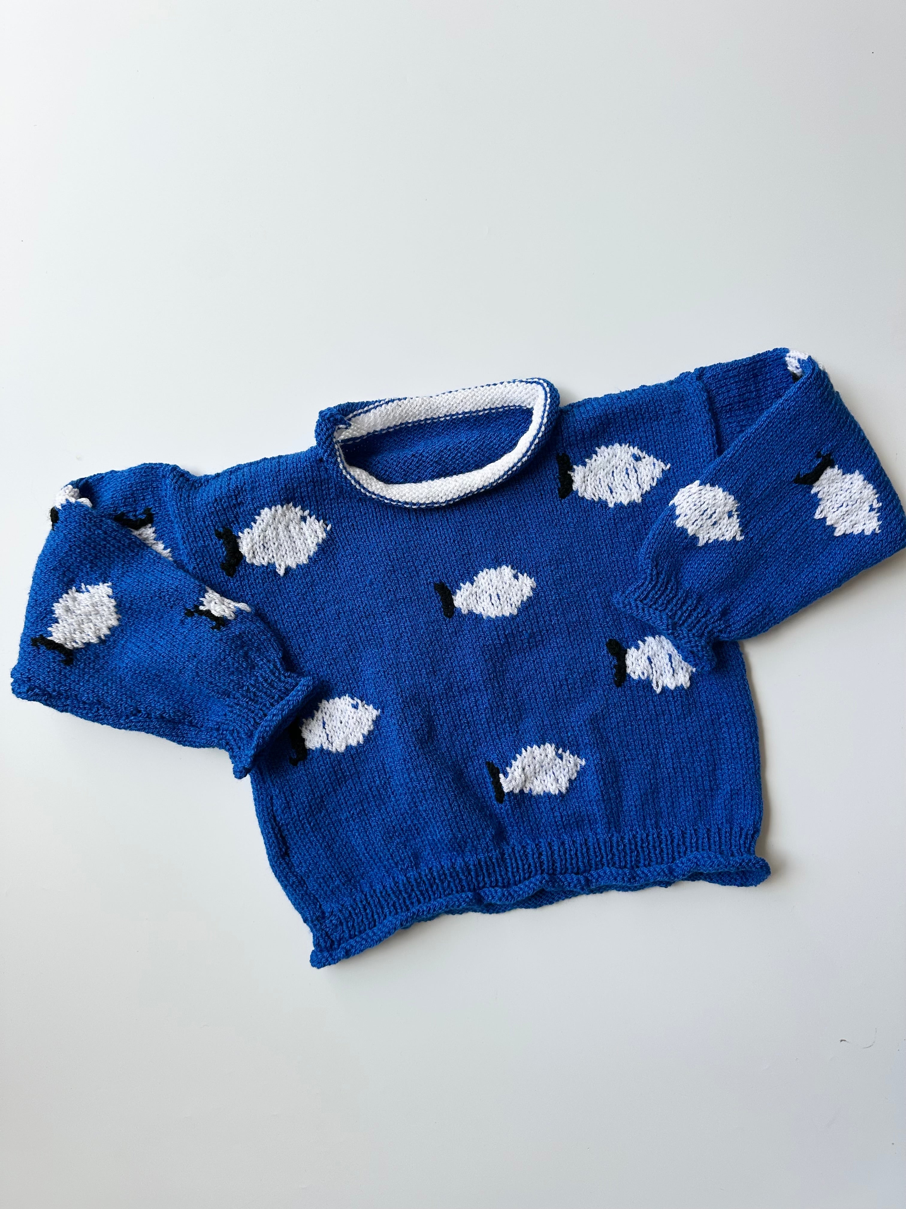 Hand Knitted Fish Jumpers (Various Sizes)