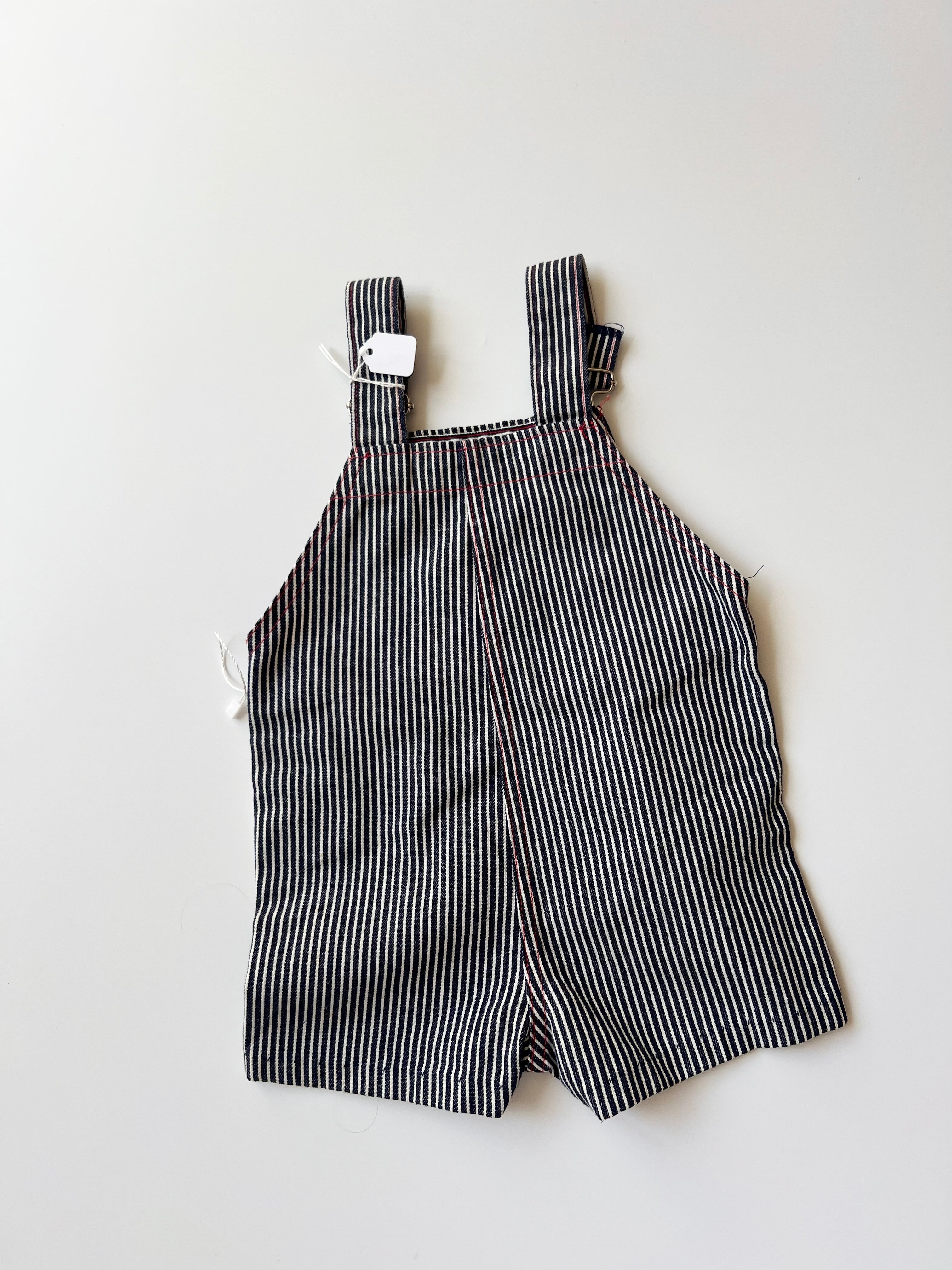 Vintage Healthtex Striped Shorteralls 1-2 Years