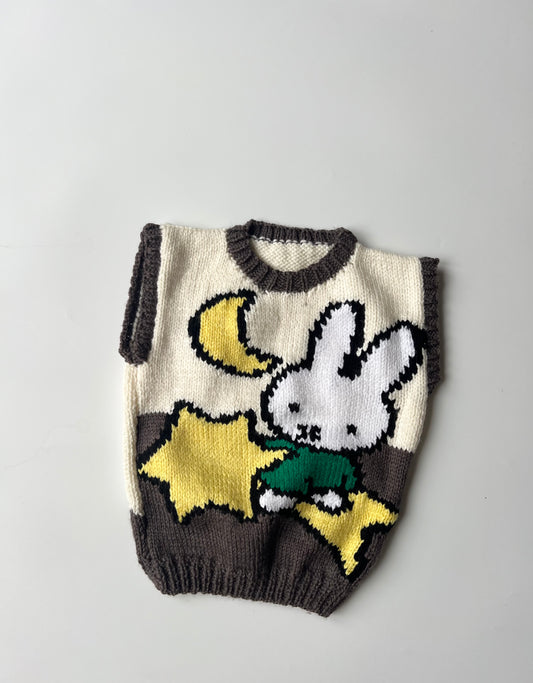 Hand Knitted Miffy Vest