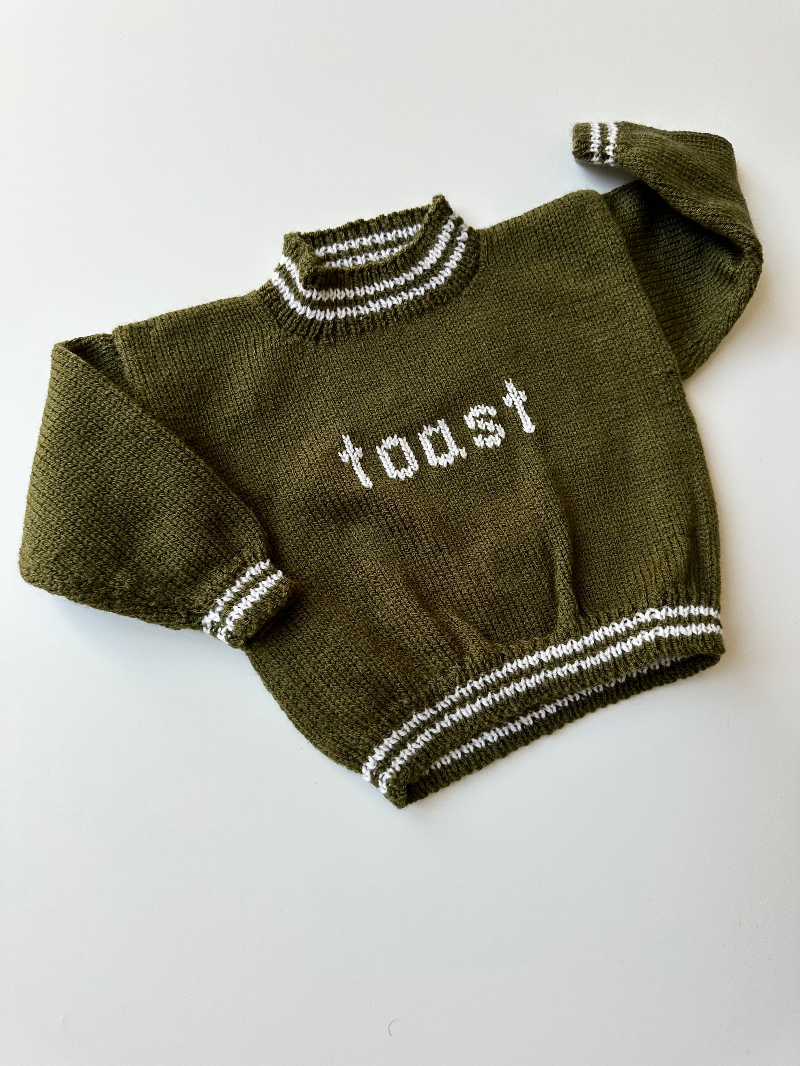 Hand Knitted Jumper 9-18 Months