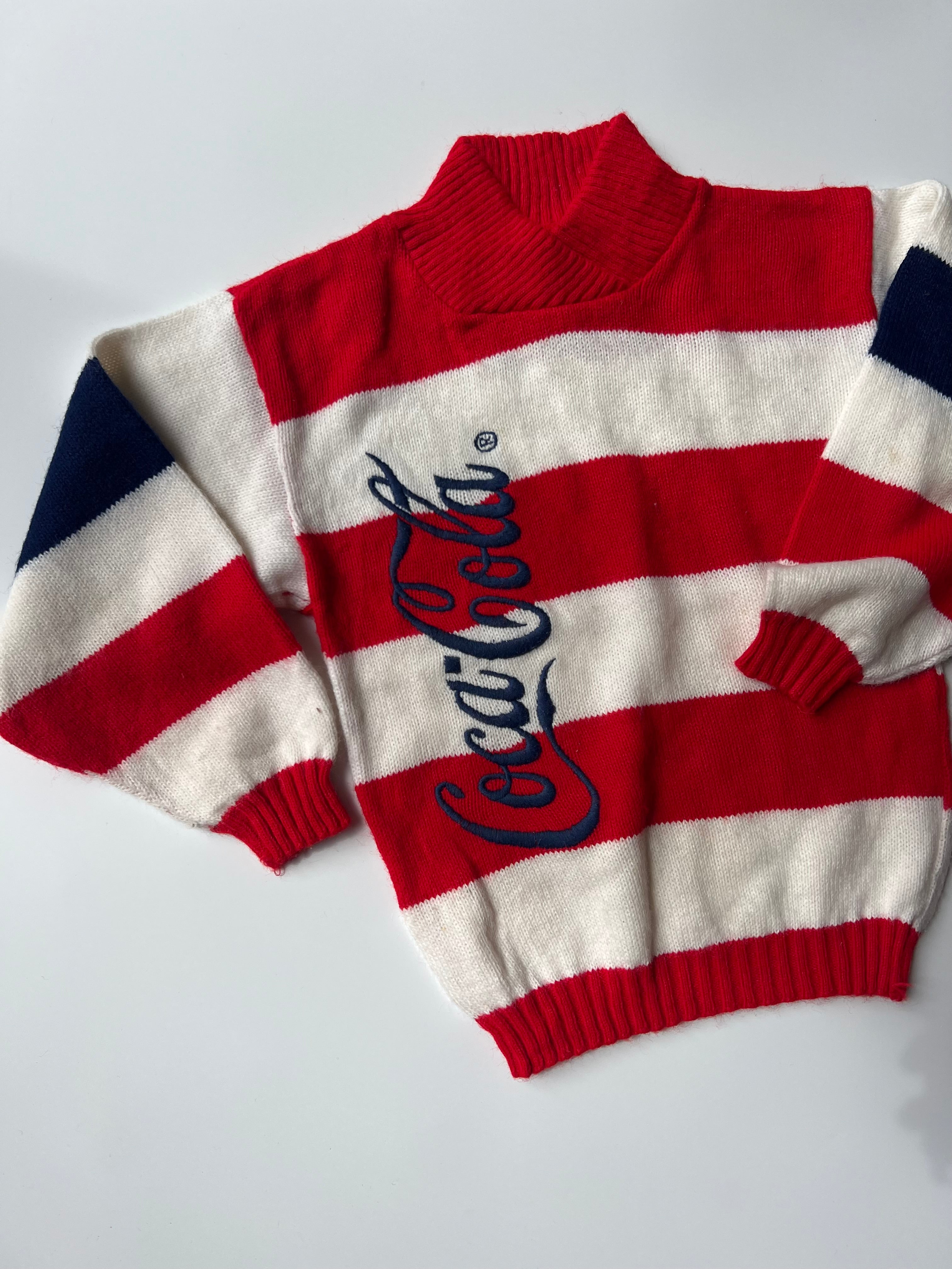 Vintage Coca Cola knitted Jumper 4-6 years