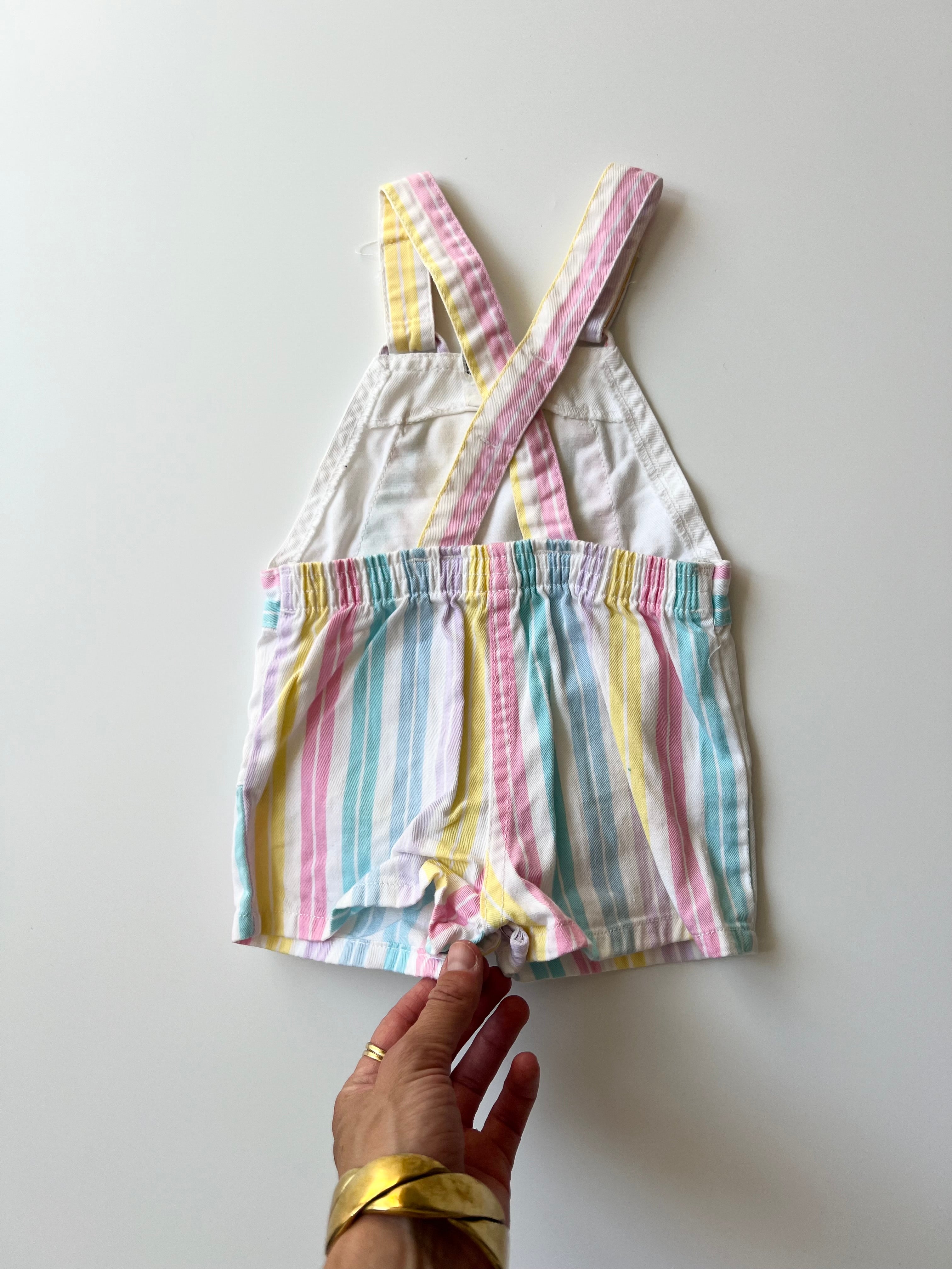 Vintage Rainbow Shorteralls 6-12 Months 🌈