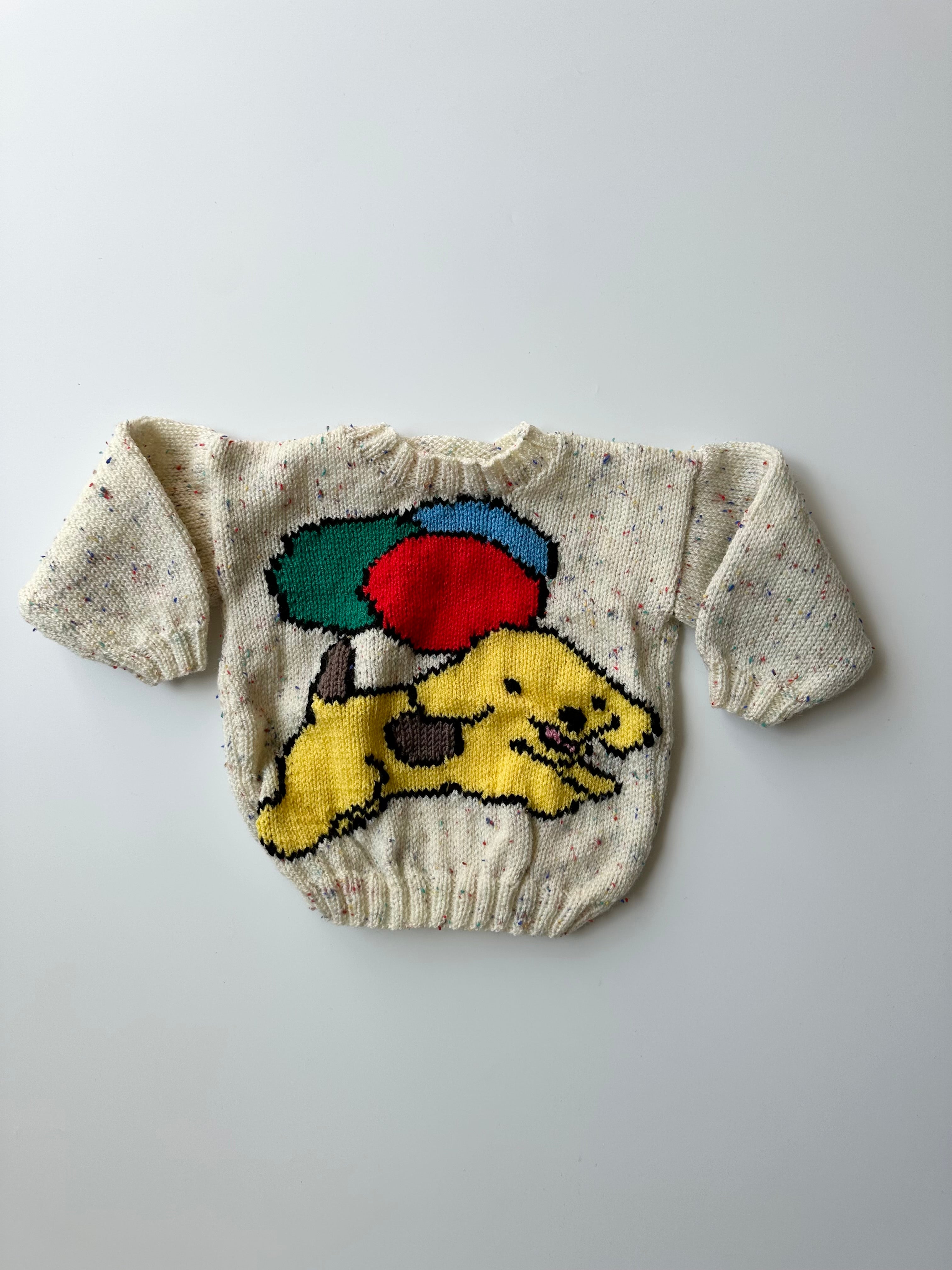 Hand Knitted Spot The Dog Jumper 18-36 Months