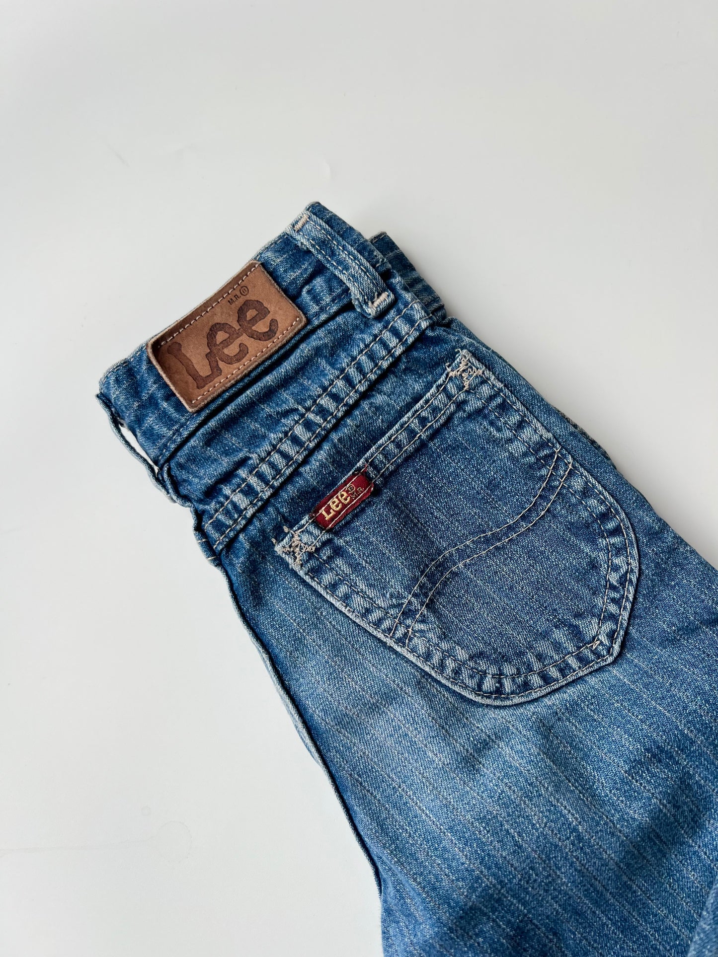 Vintage Kids Lee Denim Striped Jeans 3 Years