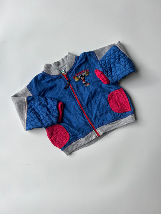 Vintage Mickey Mouse Disney Bomber Jacket - 2 Years