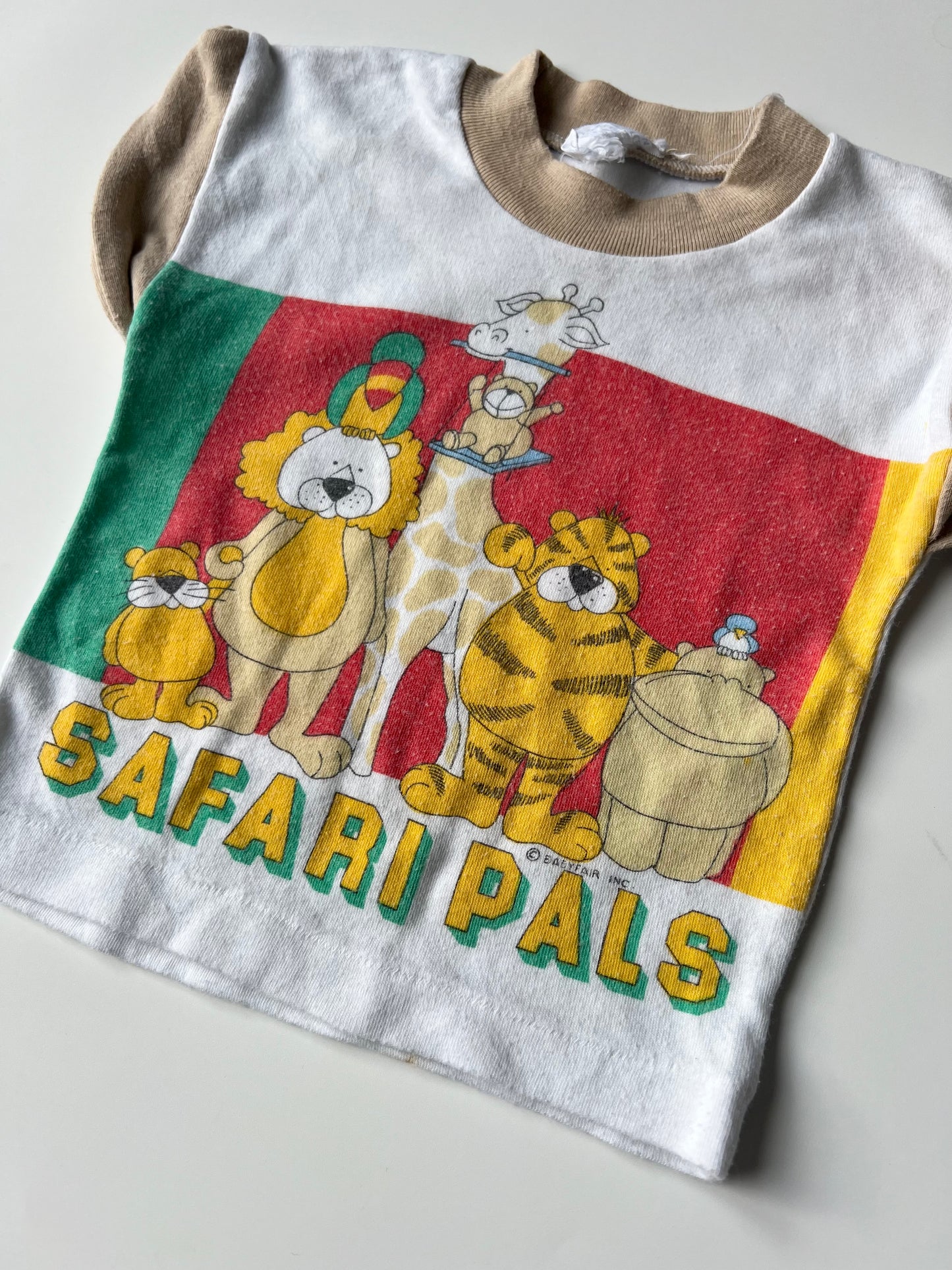 Vintage Safari Pals Tshirt 12 months