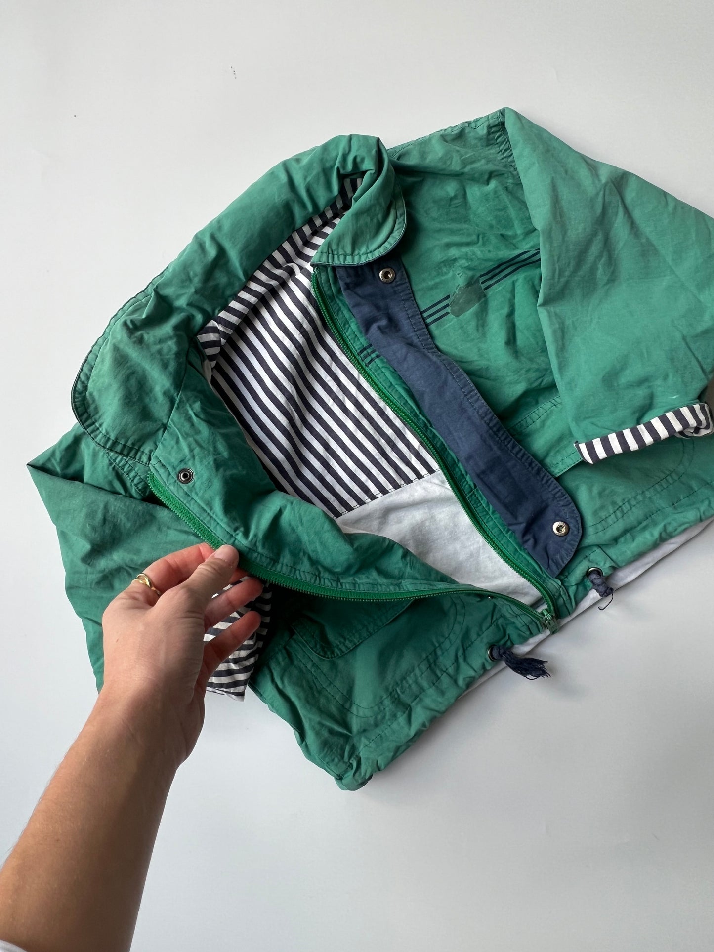 French Vintage Kids Jacket with Stripe Detail 18-24 Months