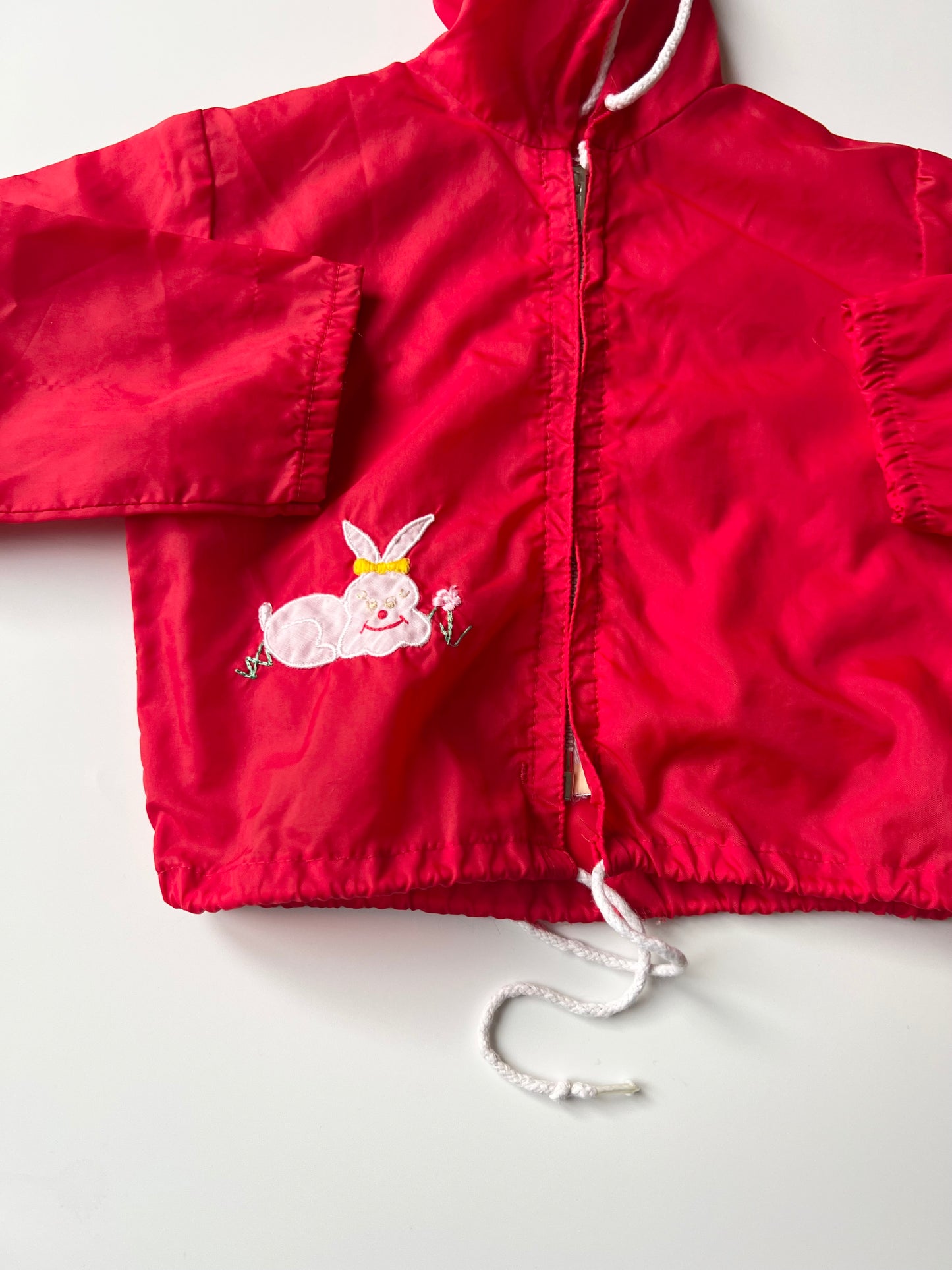 Vintage Red Kids Windbreaker Jacket 9-12 Months 🐰