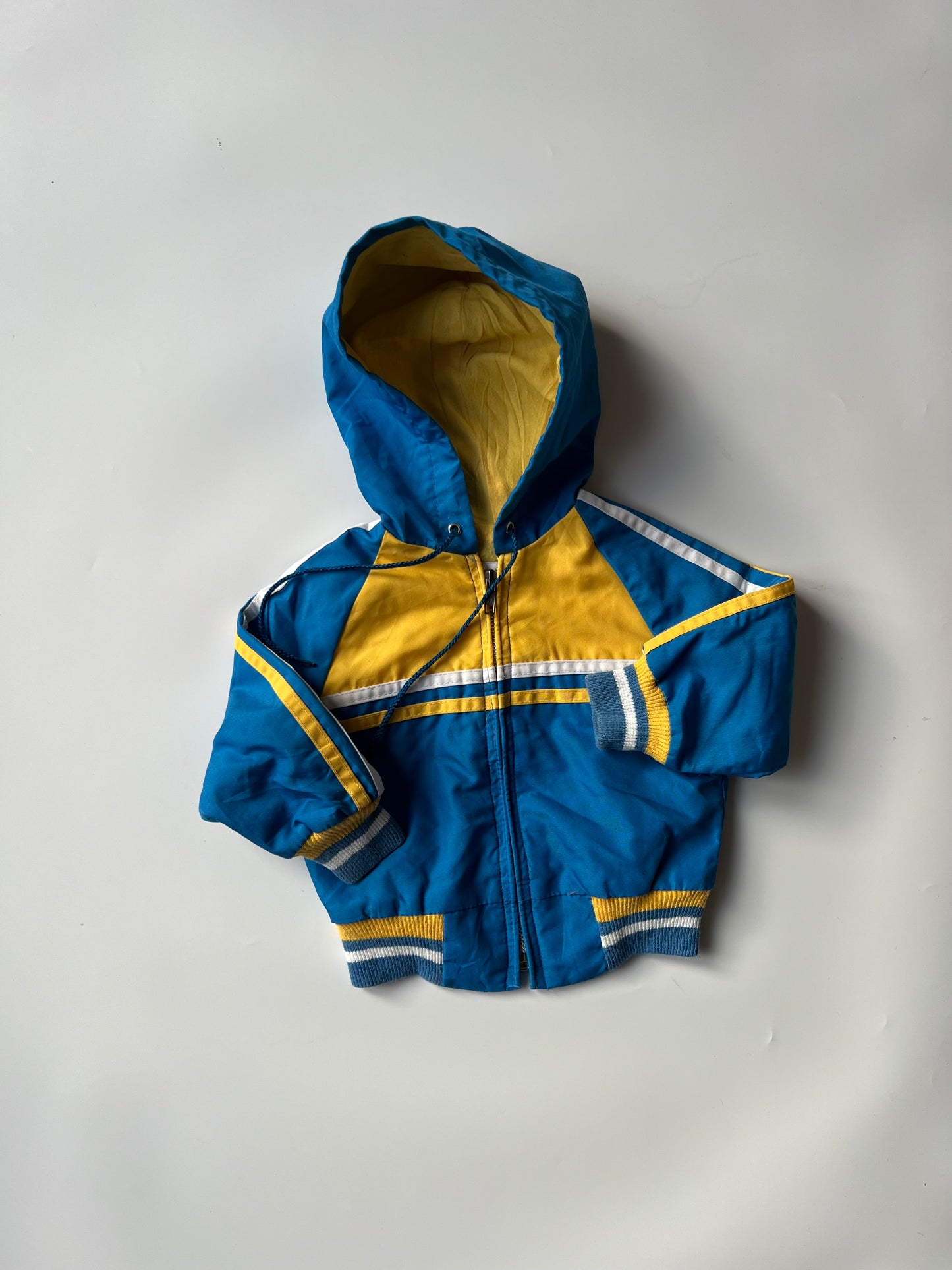 Vintage Jacket in Yellow and Blue 18 Months