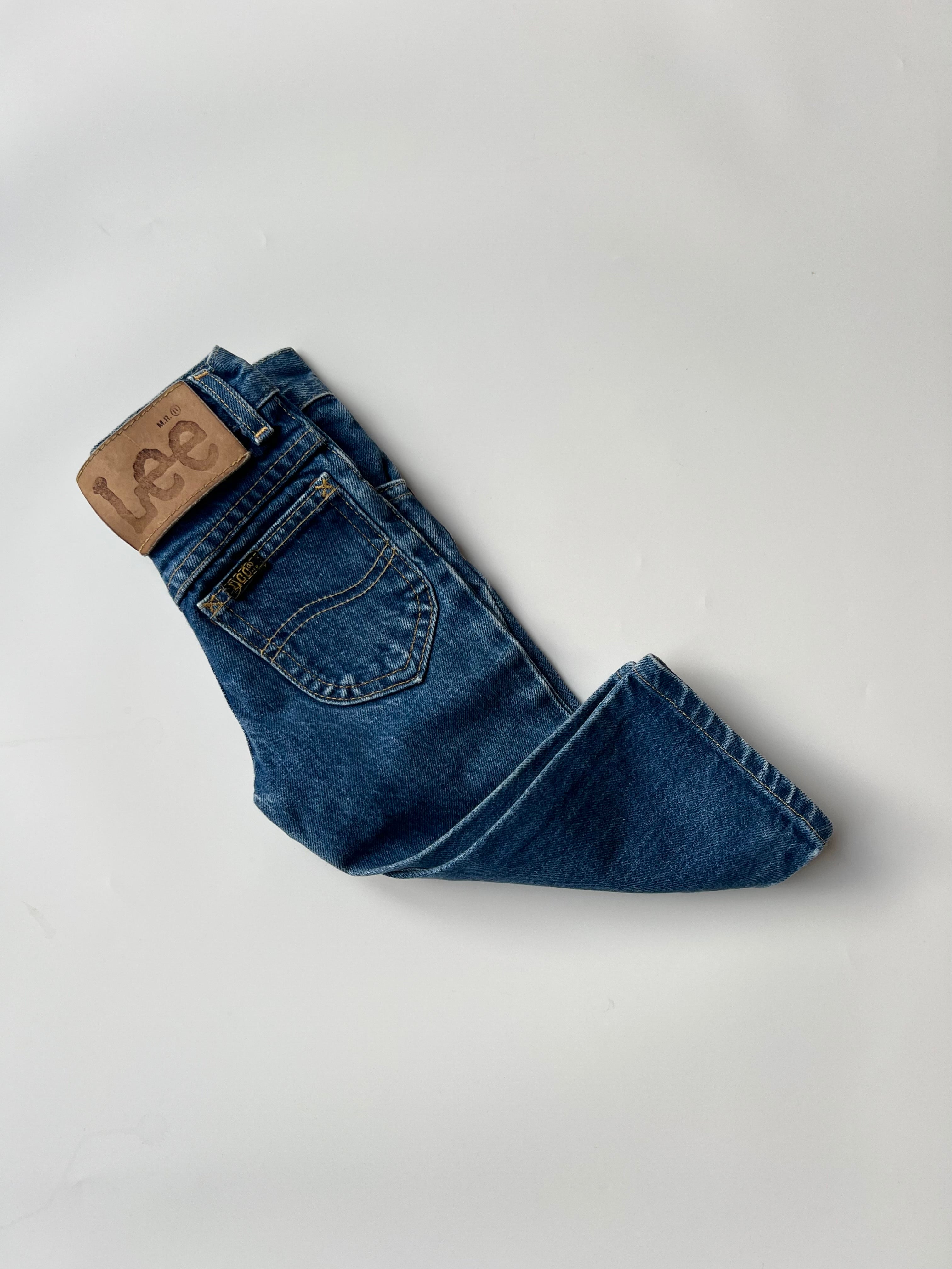 Vintage Kids Lee Denim Dungarees 12 Months