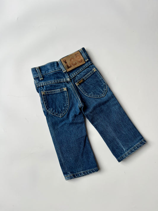 Vintage Lee Kids Denim Jeans 12 Months