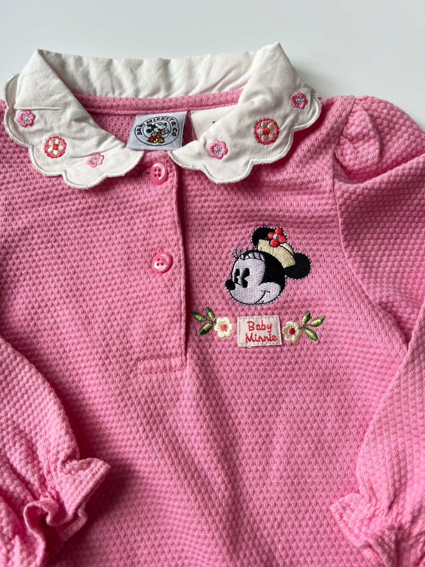 Vintage Pink Disney Romper 18-24 Months
