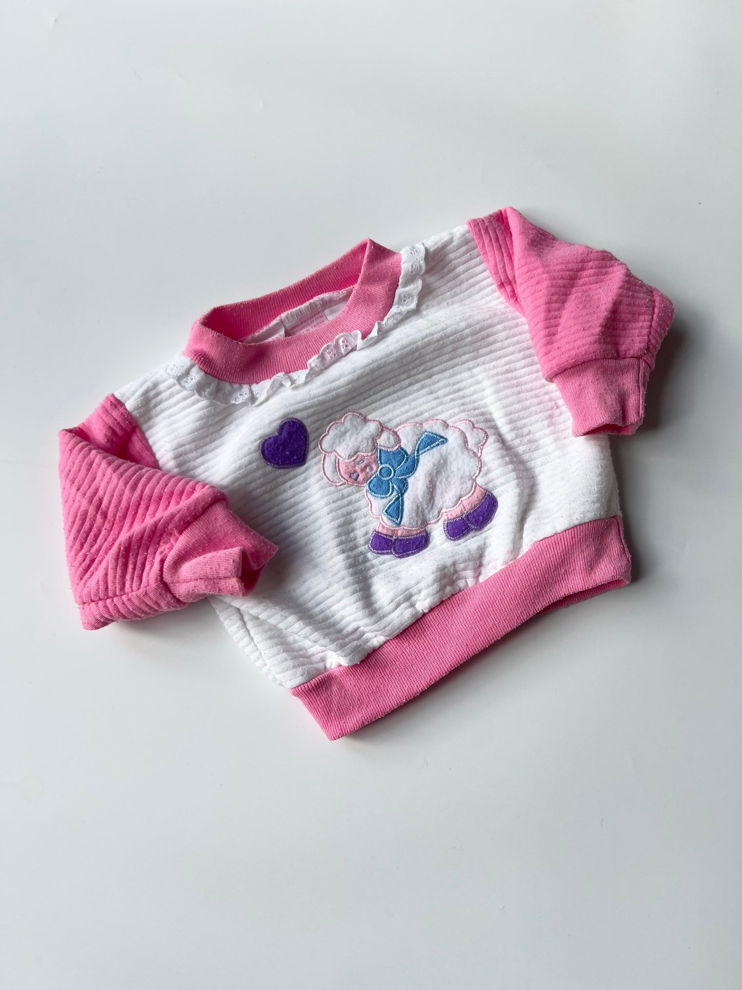 Little Lamb Vintage Sweatshirt 6-9 Months