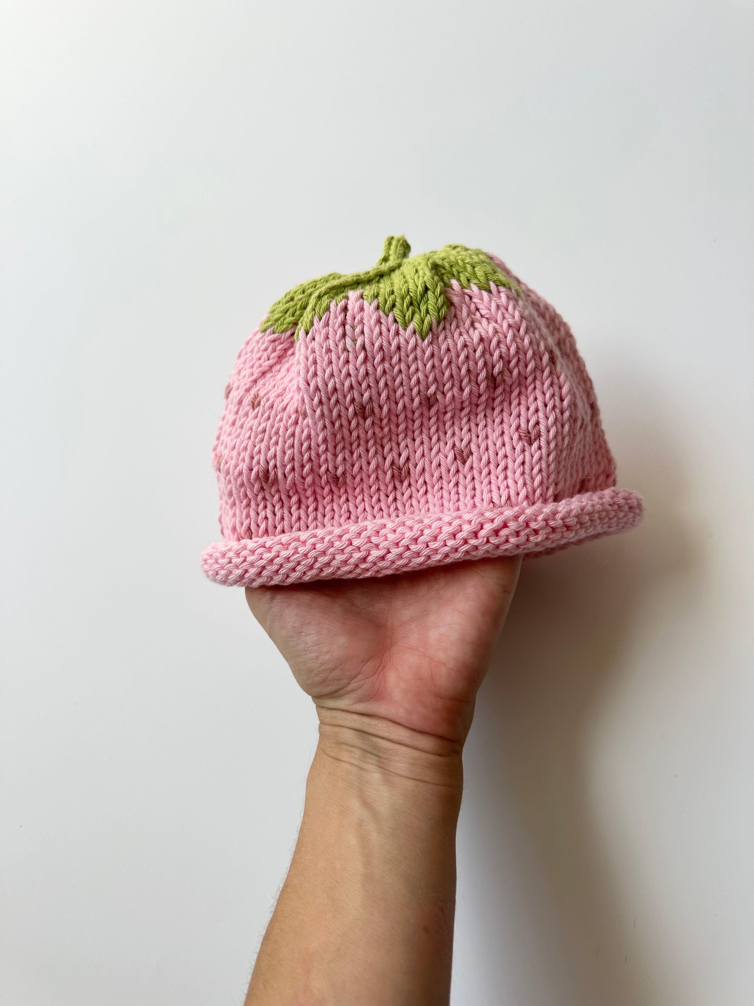 Hand Knitted Fruit Hat 0-6 Months