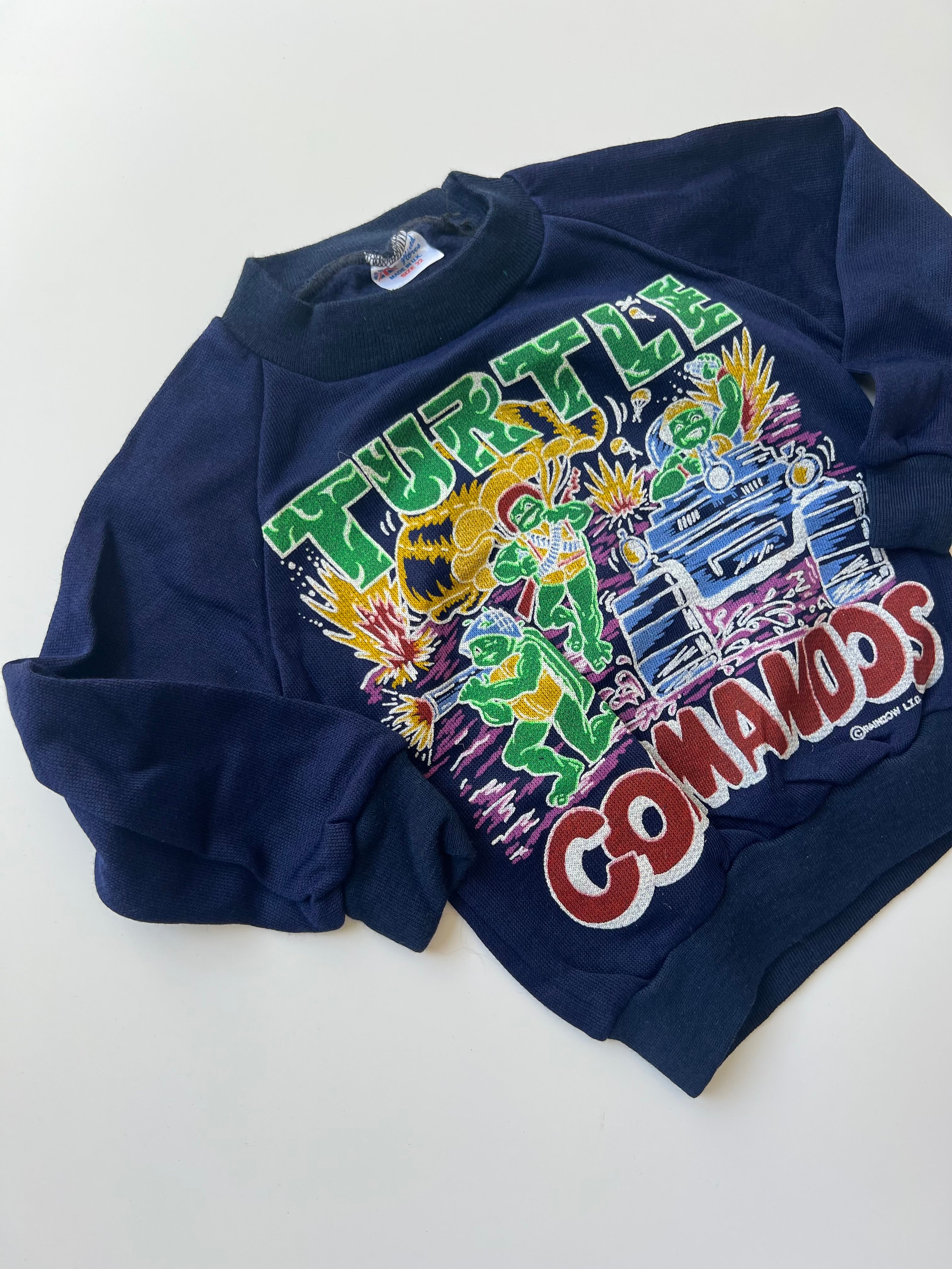 Vintage Teenage Mutant Ninja Turtles Children’s Sweatshirt 2-4 Years