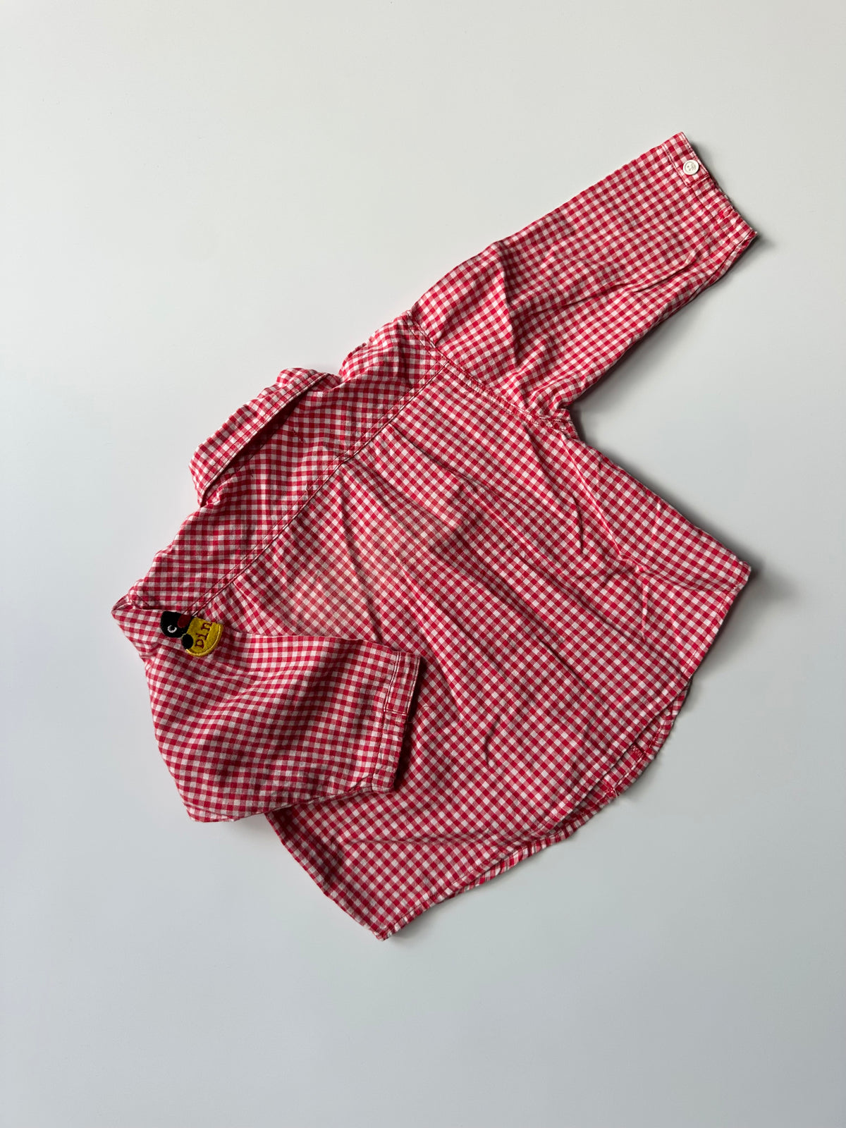 Pingu Red Gingham Shirt 18-36 Months