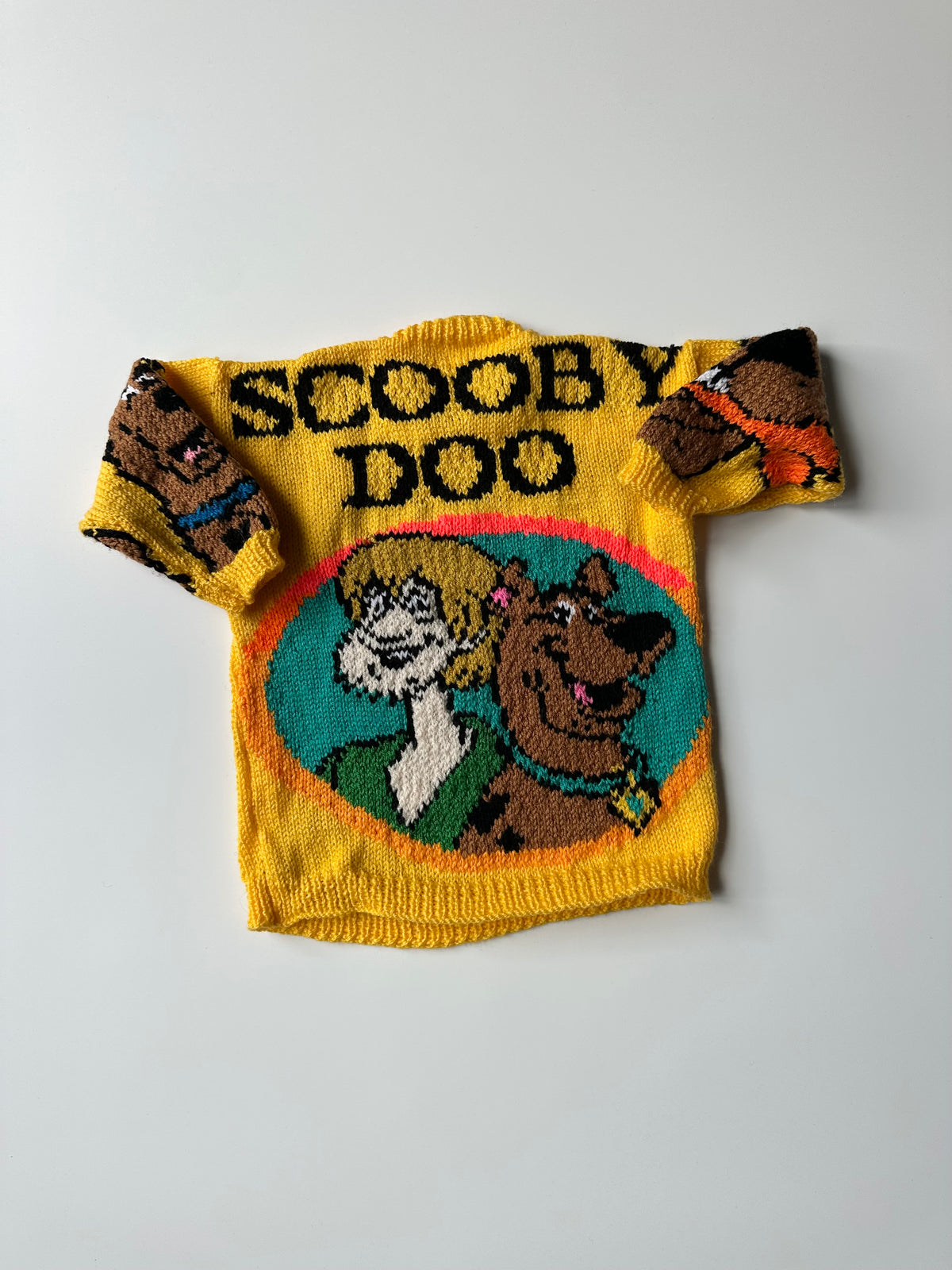 Hand-Knitted Scooby Doo Jumper 2-4 Years