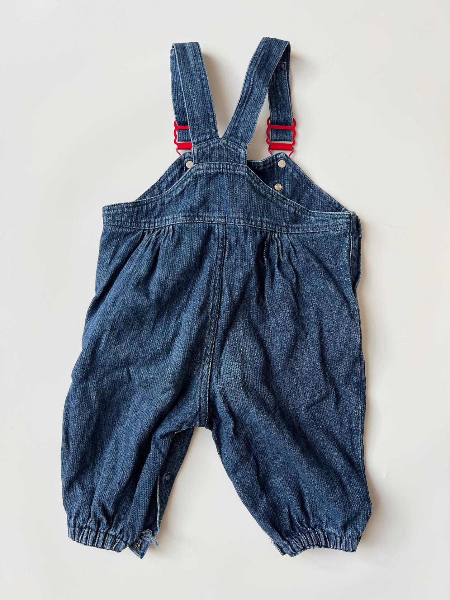 Vintage Denim Kids Dungarees 1-2 years