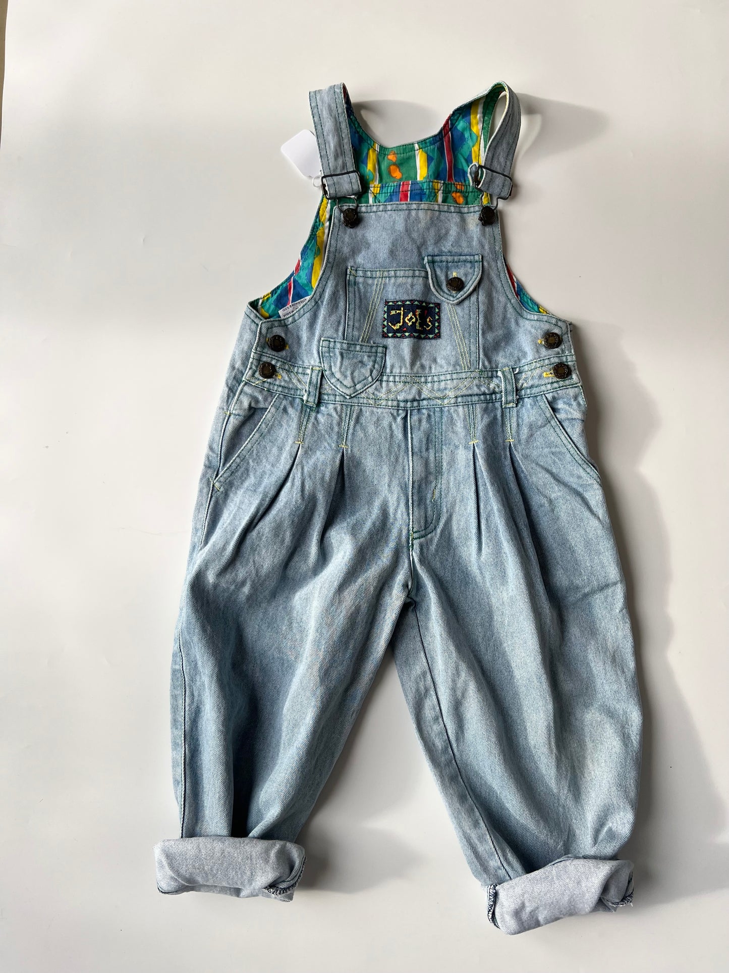 Vintage Denim Dungarees 4 years