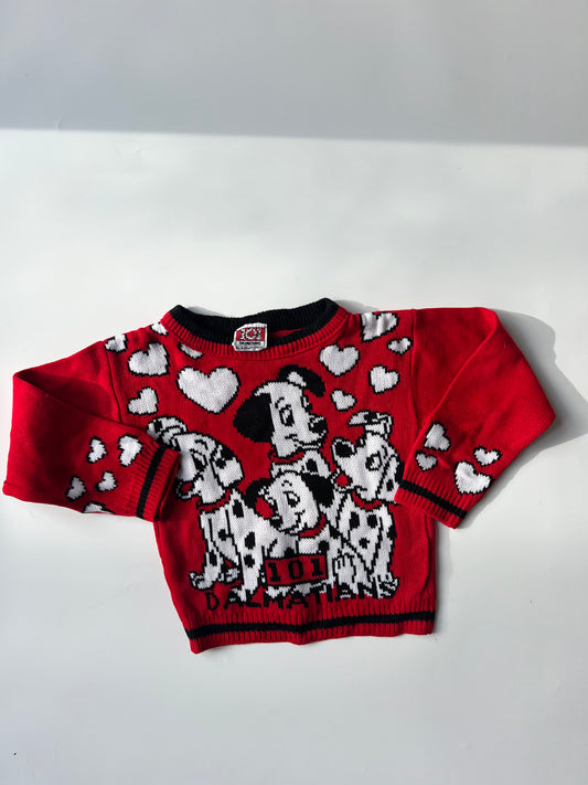 Vintage 101 Dalmations Children’s Jumper 3-5 Years