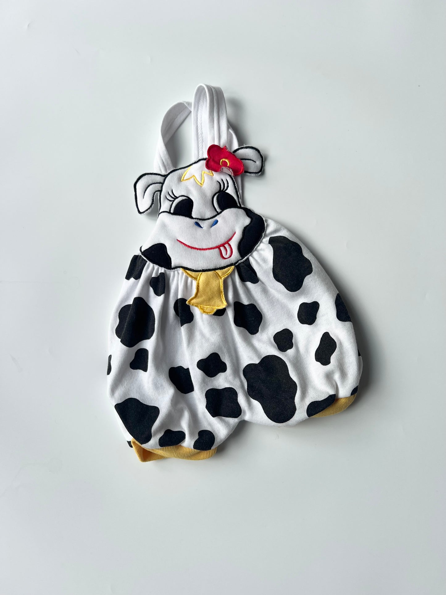Vintage Cow Romper 0-3 Months