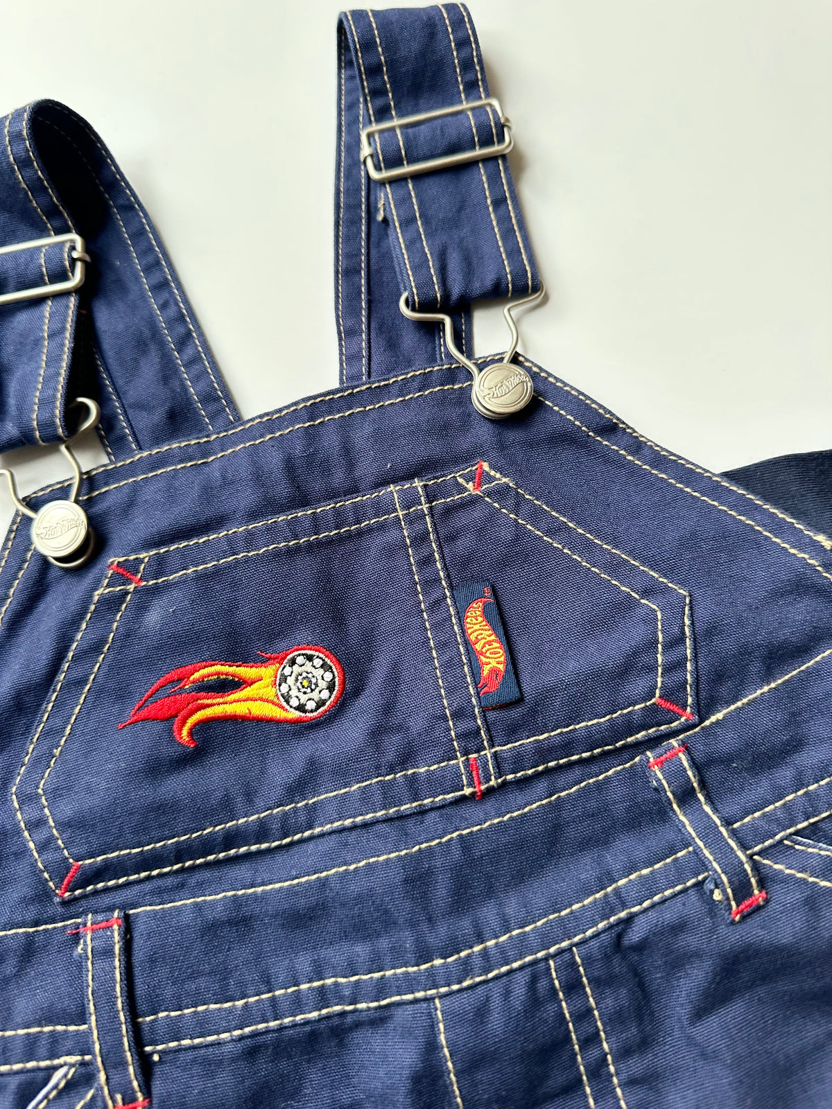 Vintage Hot Wheels Dungaree Shorts & Matching Top 3 Years